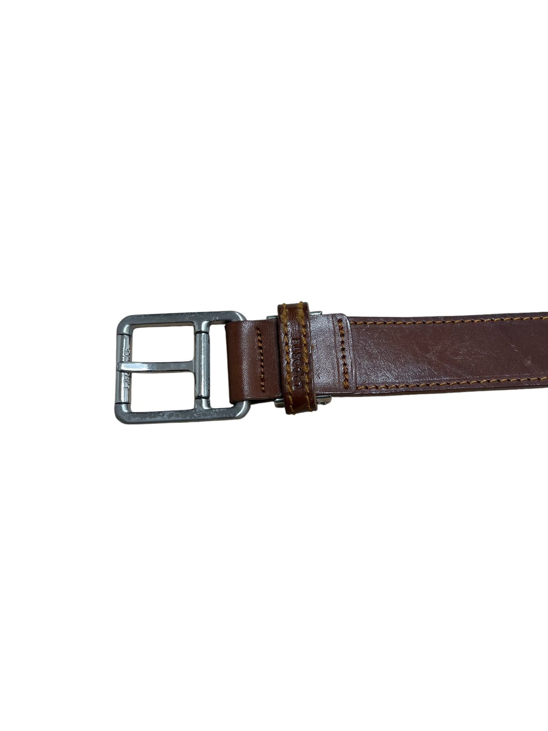 라코스테 브라운 레더 벨트 상품이미지2