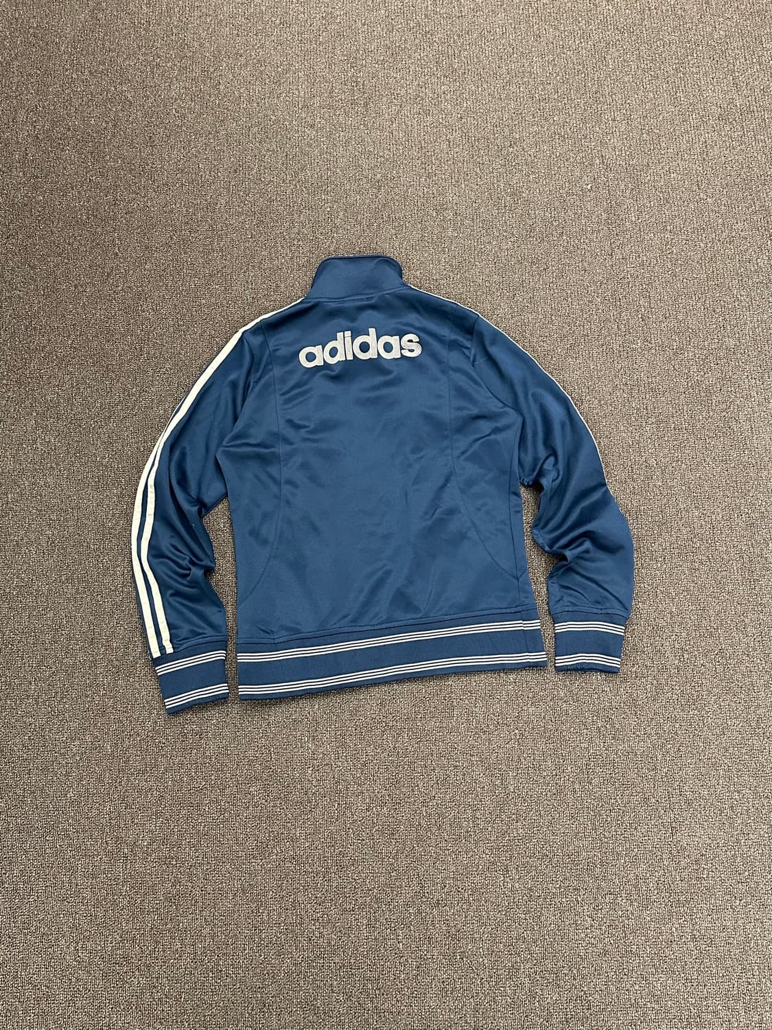 L)ADIDAS vintage 여성 네이비 트랙탑 져지(지퍼고장) 상품이미지7