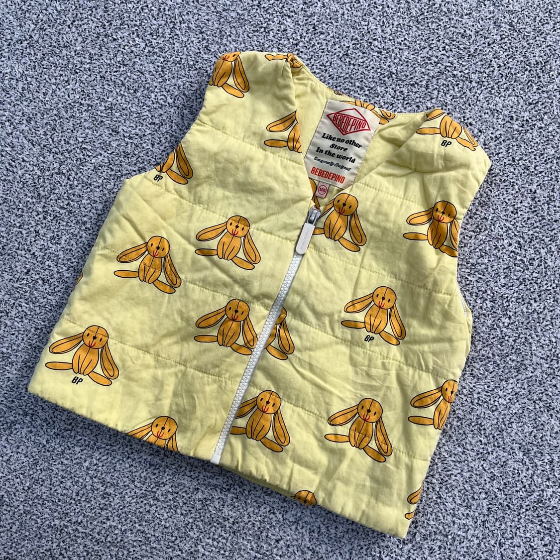 100 베베드피노 키즈 집업 조끼 0326M 상품이미지1