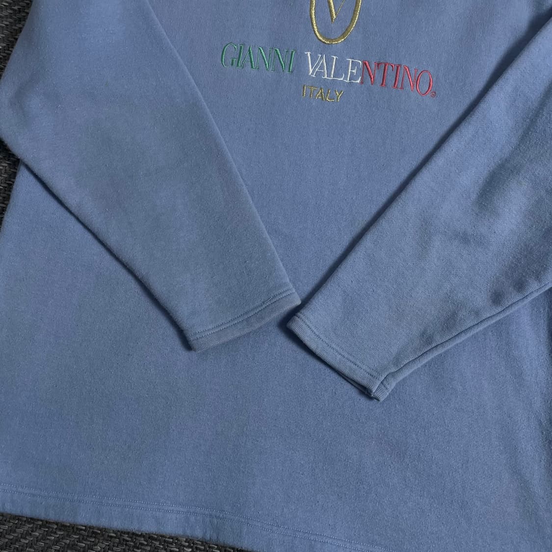 90s 지아니 발렌티노 빅로고 아카이브 맨투맨 티셔츠o 3538 상품이미지4