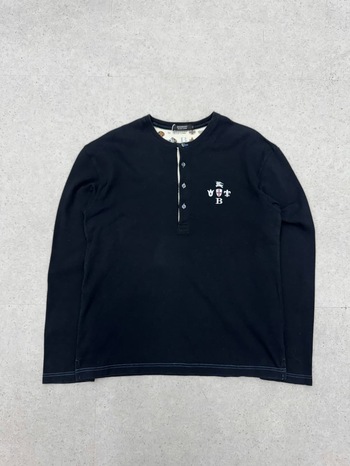 Buberr 버버리 블랙라벨 헨리넥 롱슬리브 상품이미지1