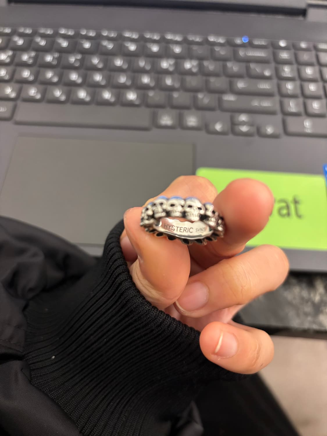 Hysteric Glamour Skull Ring Silver 상품이미지2