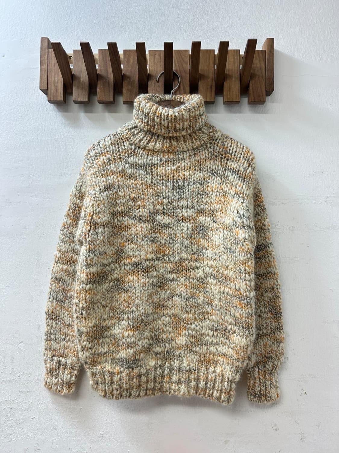 일본빈티지 핸드목폴라니트 상품이미지1