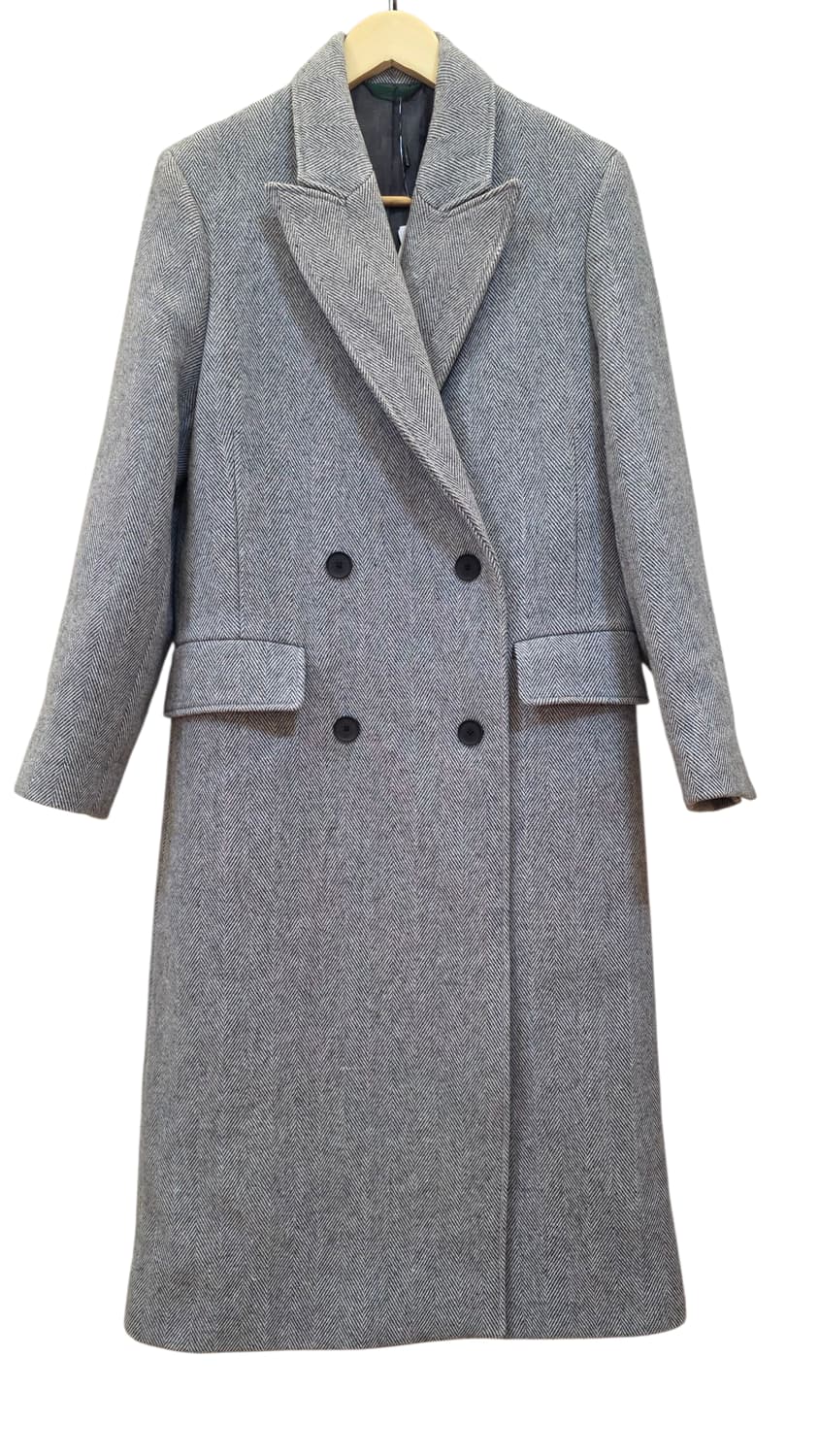 라코스테 헤링본 더블 롱코트 36사이즈 새상품 상품이미지1