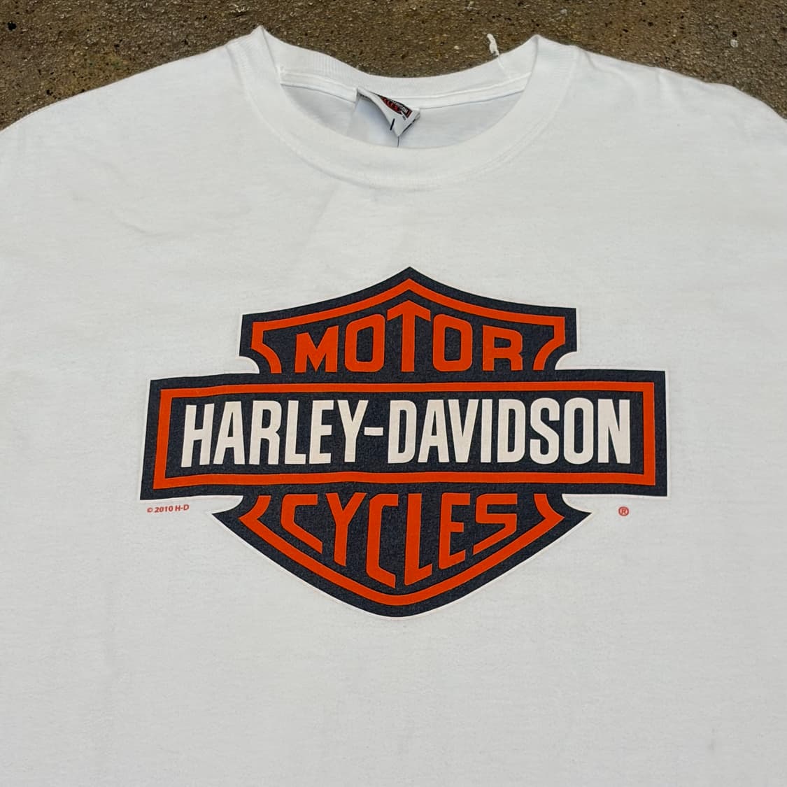 미국 빈티지 할리데이비슨 빅로고 반팔티 상품이미지3