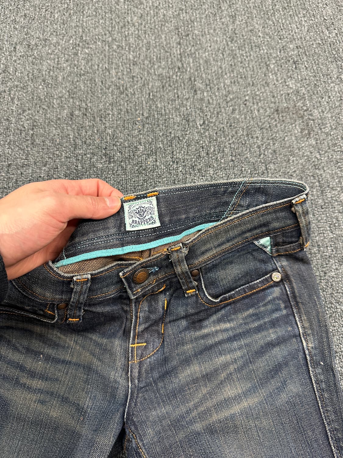 26) BRAPPERS 재패니즈 빈티지 부츠컷 데님팬츠 플레어진 상품이미지4