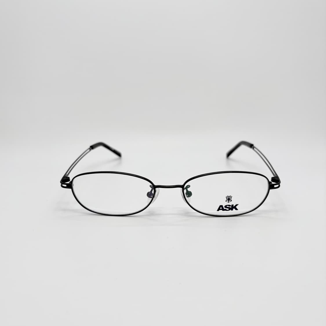 ASK 블랙 오벌 메탈테 빈티지안경 상품이미지3