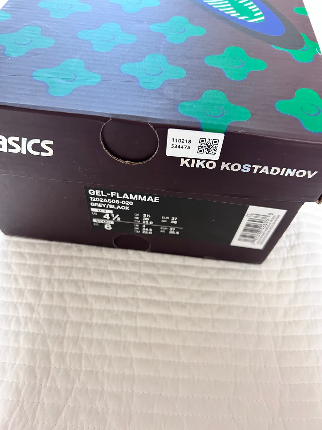 아식스 x 키코 코스타디노브 젤 플라메 그레이 블랙 상품이미지8