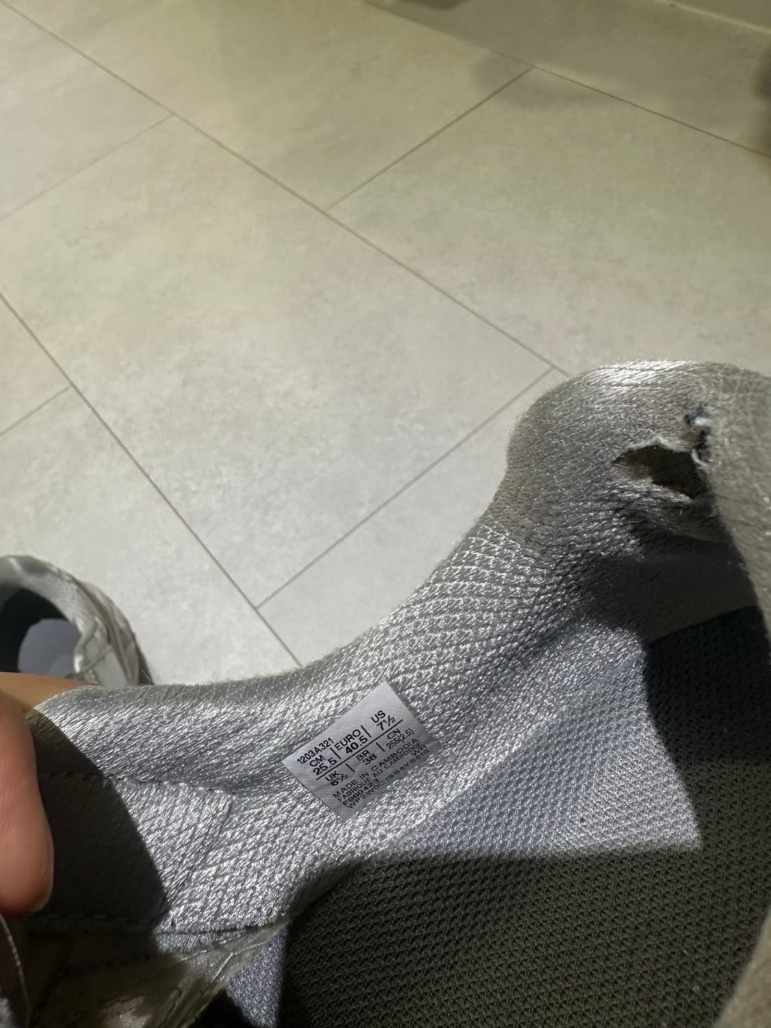 아식스 X 세실리에 반센 GT-2160 실버 71/2 255 상품이미지5