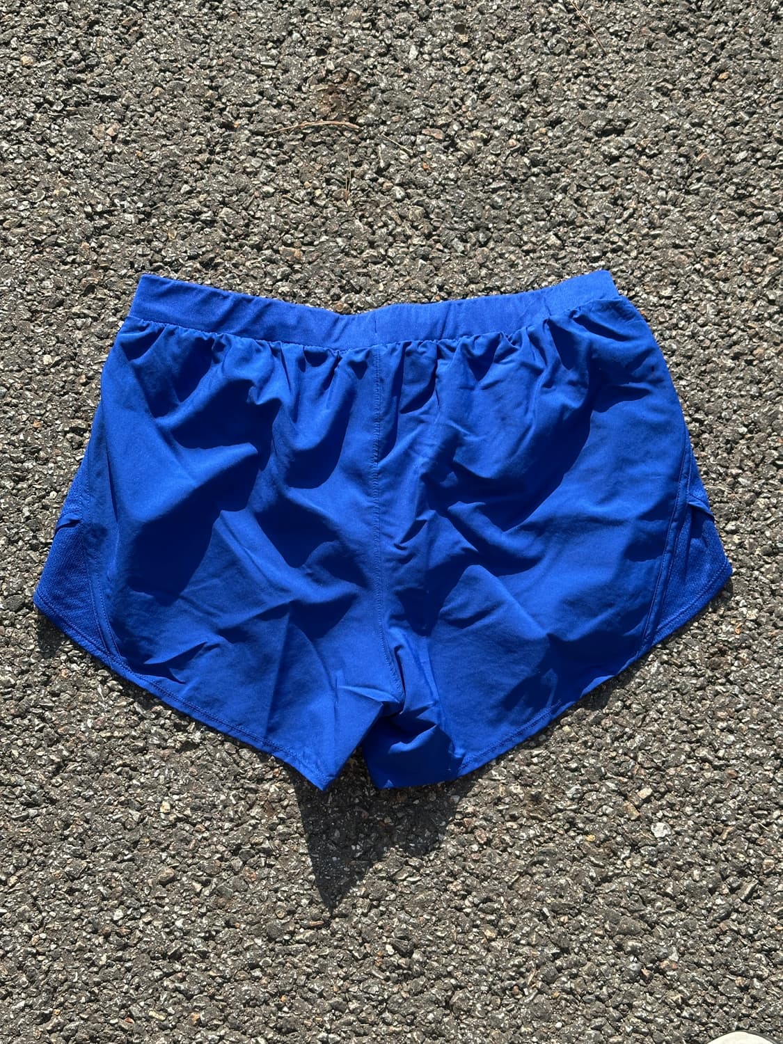 [L] 언더아머 여성 블루 러닝 쇼츠 반바지 상품이미지6