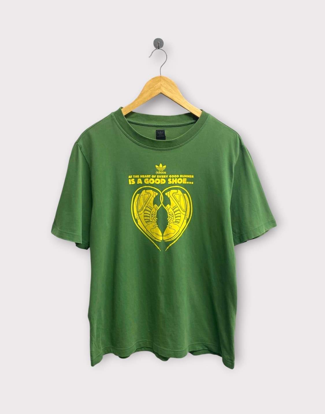 아디다스 슈즈 하트 빈티지 티셔츠 L 상품이미지1