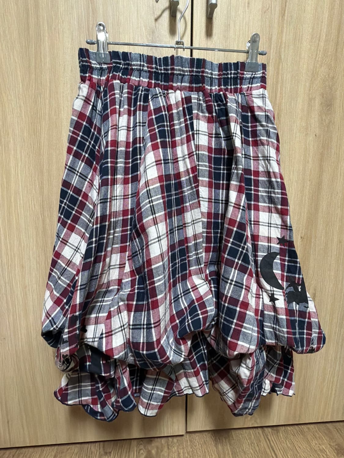 arrow 체크 모리걸 밴딩스커트 스즈코 상품이미지1