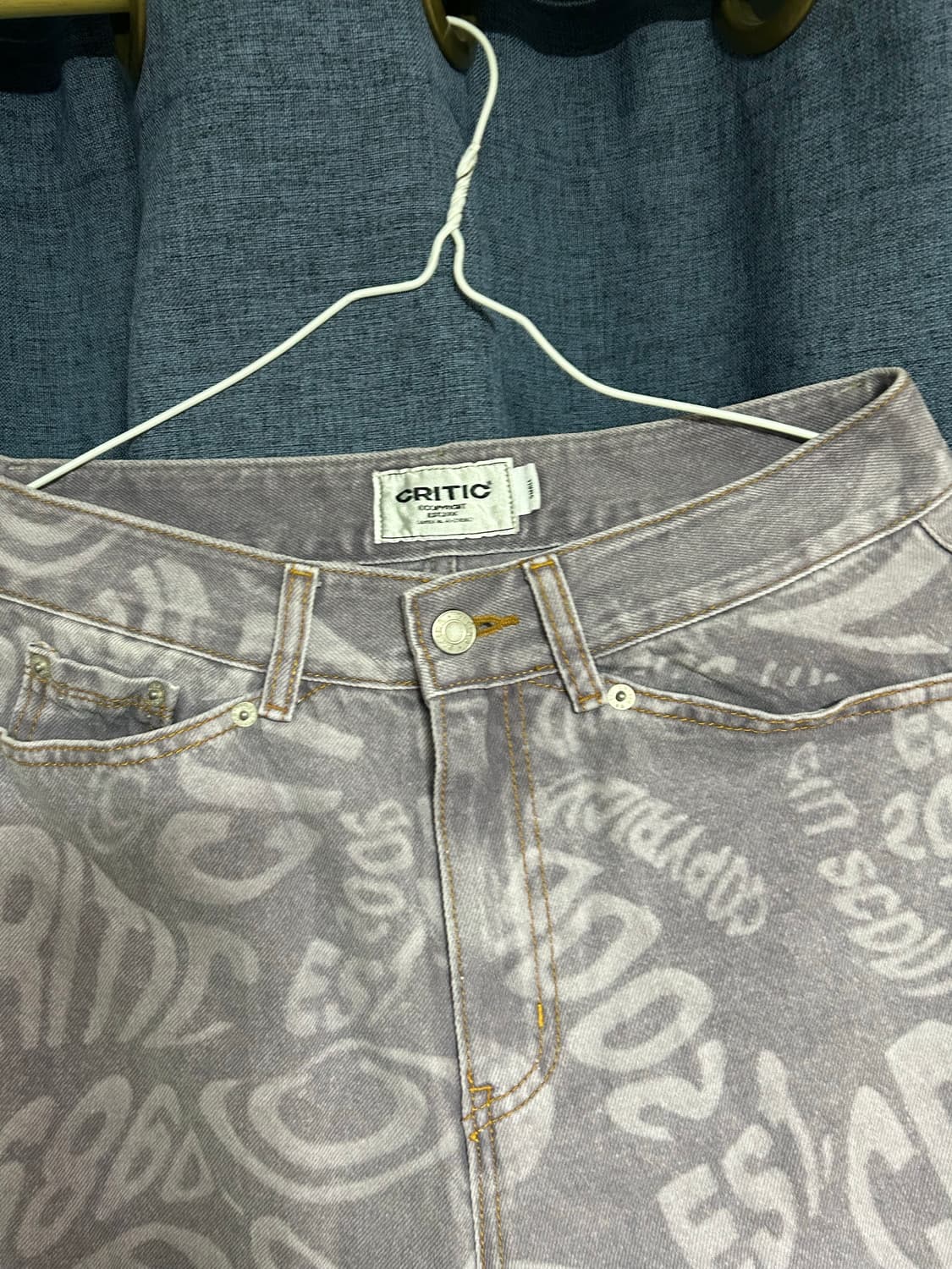 CRITIC® 워싱 퍼플 데님  상품이미지2