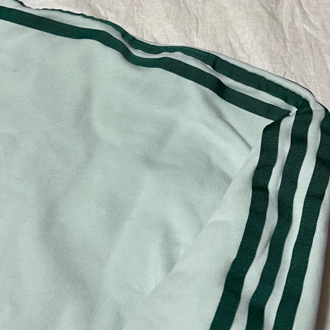 아디다스 크롭 후드티 민트그린 S 상품이미지3