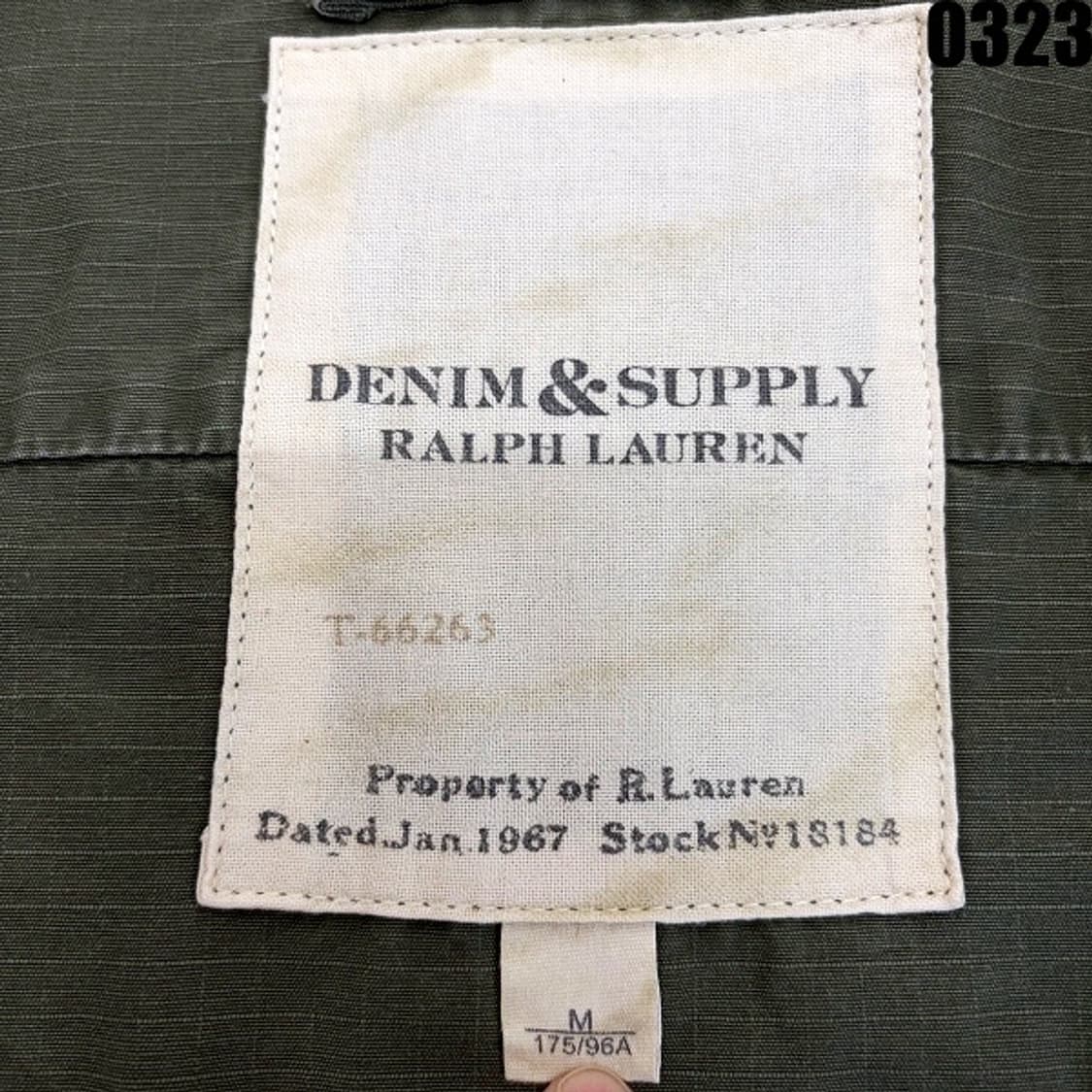 폴로 랄프로렌 데님앤서플라이 라인의 밀리터리 필드 자켓 M 0323  상품이미지6