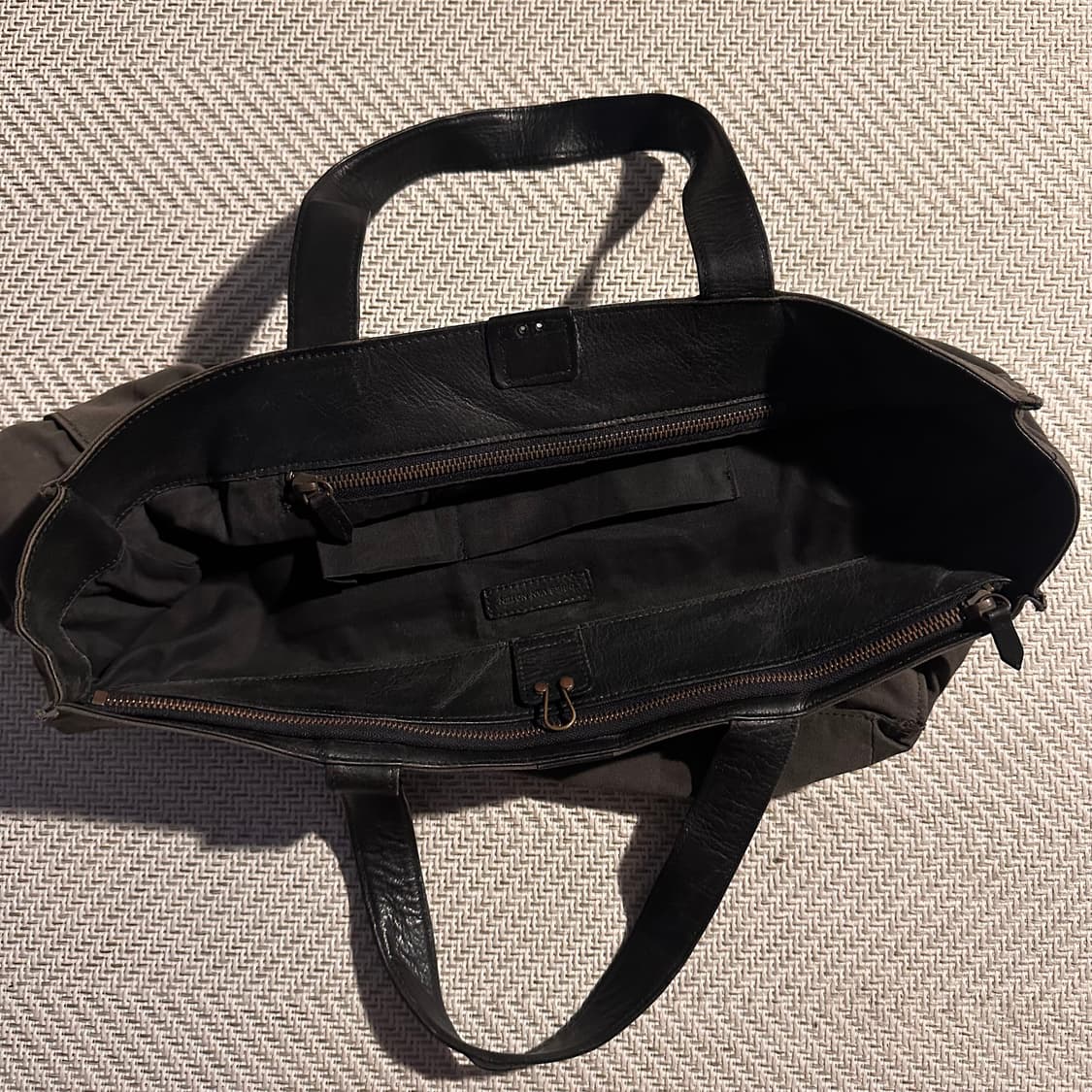 드리스 반 노튼 레더 토트백 상품이미지2