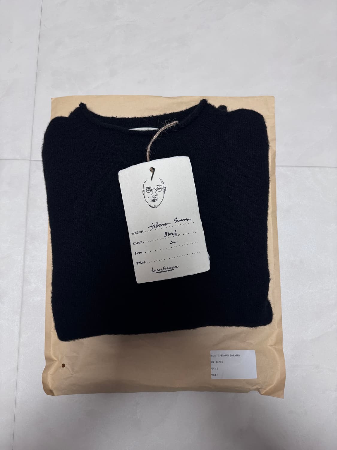 lcbx 스웨터 니트 블랙 2 상품이미지2