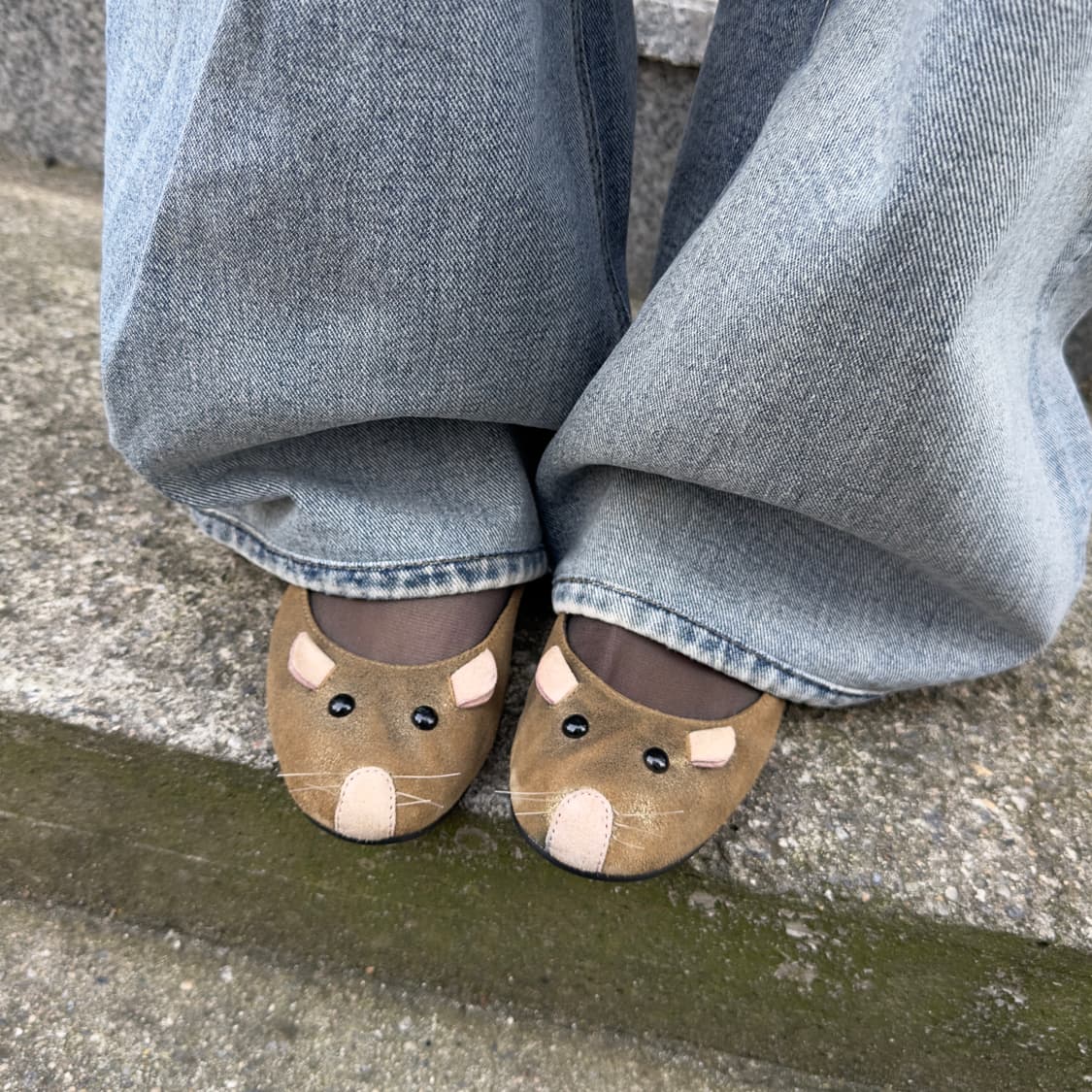 00s 마크 제이콥스 스웨이드 마우스 발레 플랫 상품이미지7