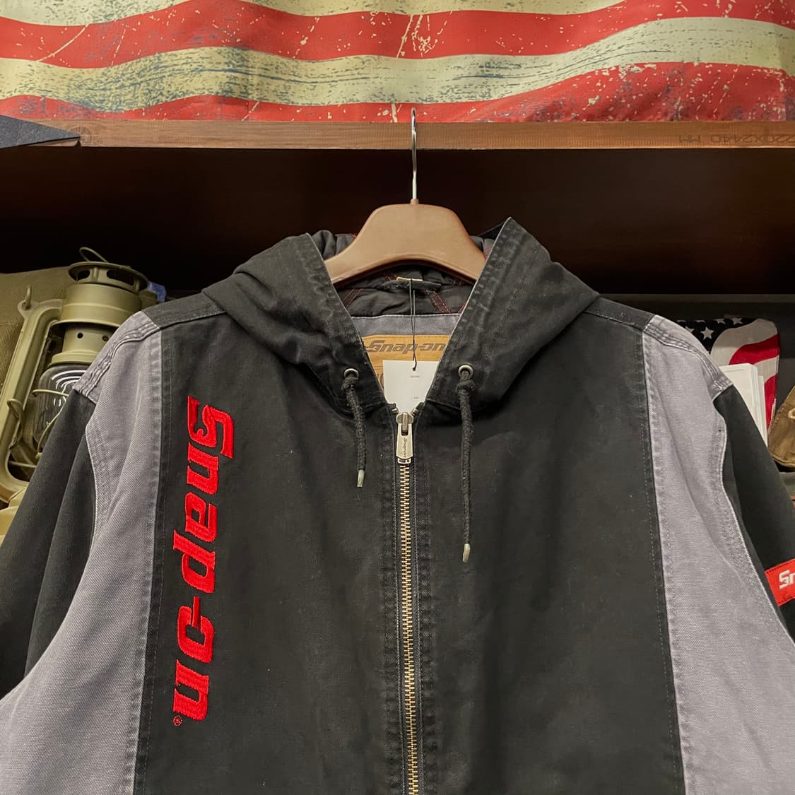 10s 스냅온 Snap-on 스펠 아웃 엘보패치 액티브 워크 자켓 상품이미지3