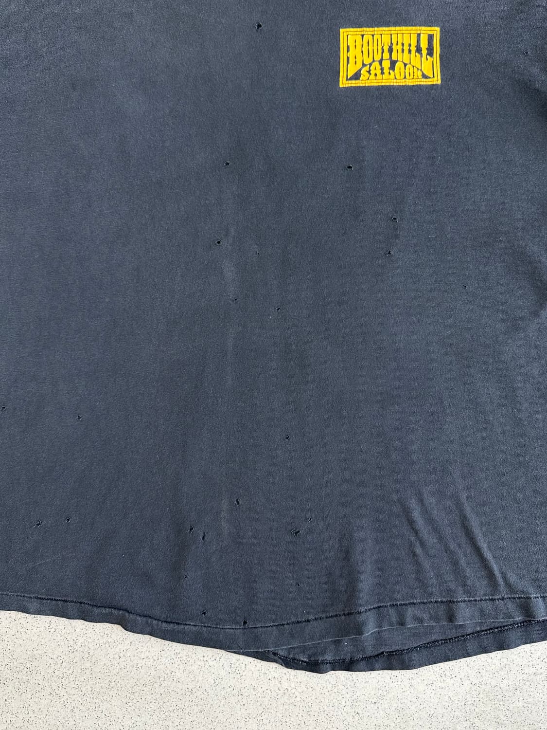 90s 빈티지 바이커 티셔츠 XXL 디스트레스드 Boothill salo 상품이미지7
