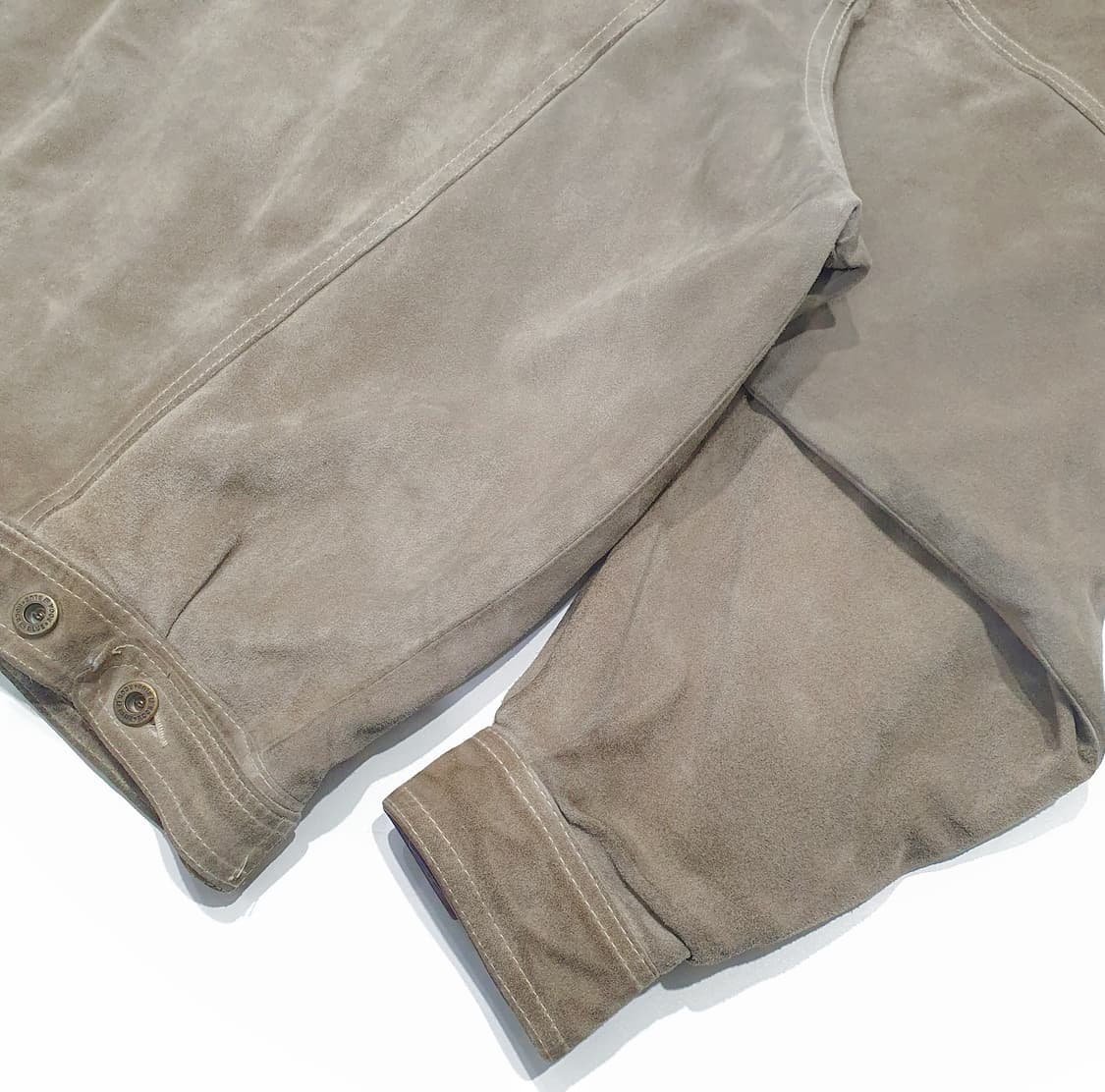 빈티지 rock n blue 스웨이드 트러커 자켓 (빅사이즈110 이상) 상품이미지7