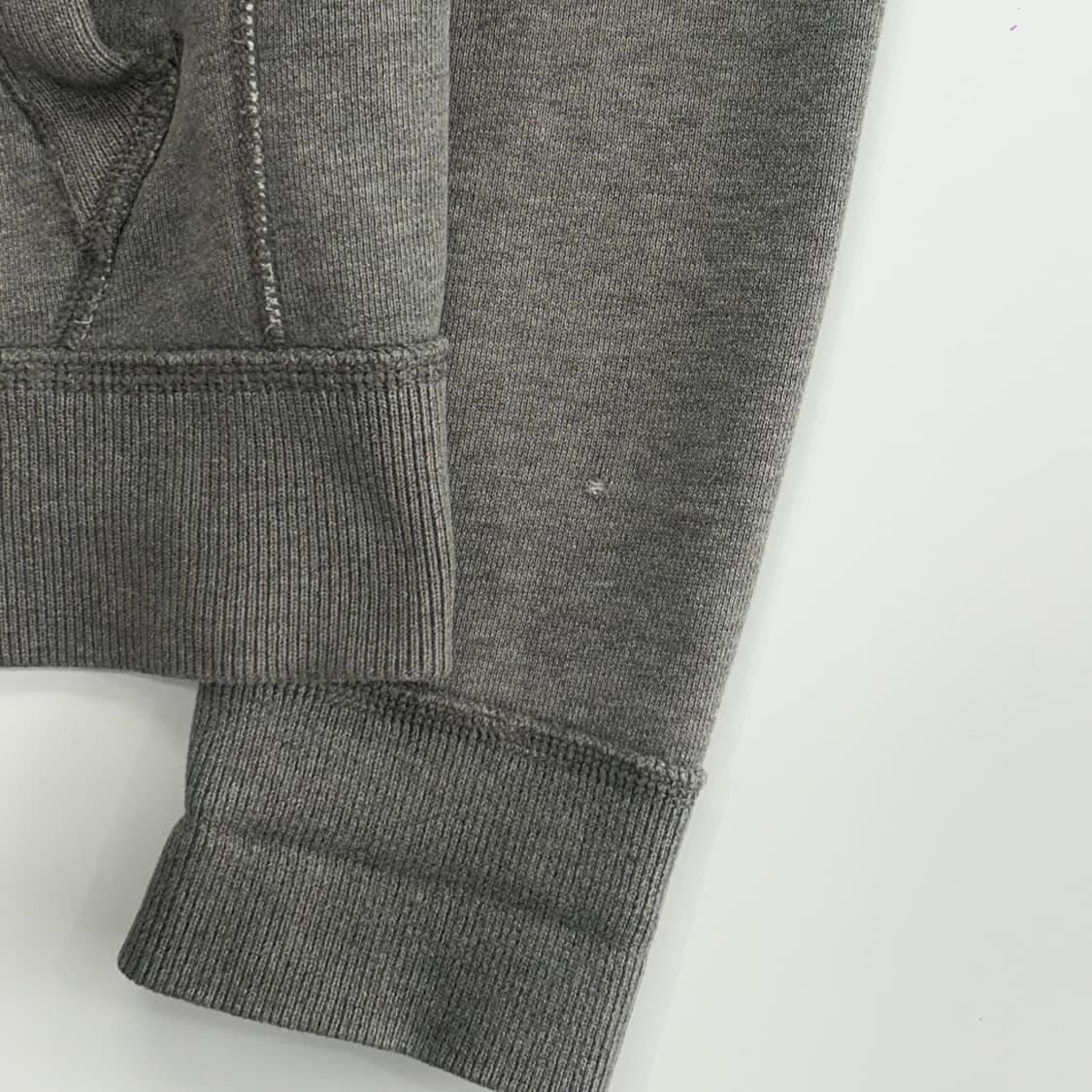 Abercrombie 아베크롬비 블루 스펠아웃로고 그레이 후드집업 상품이미지5