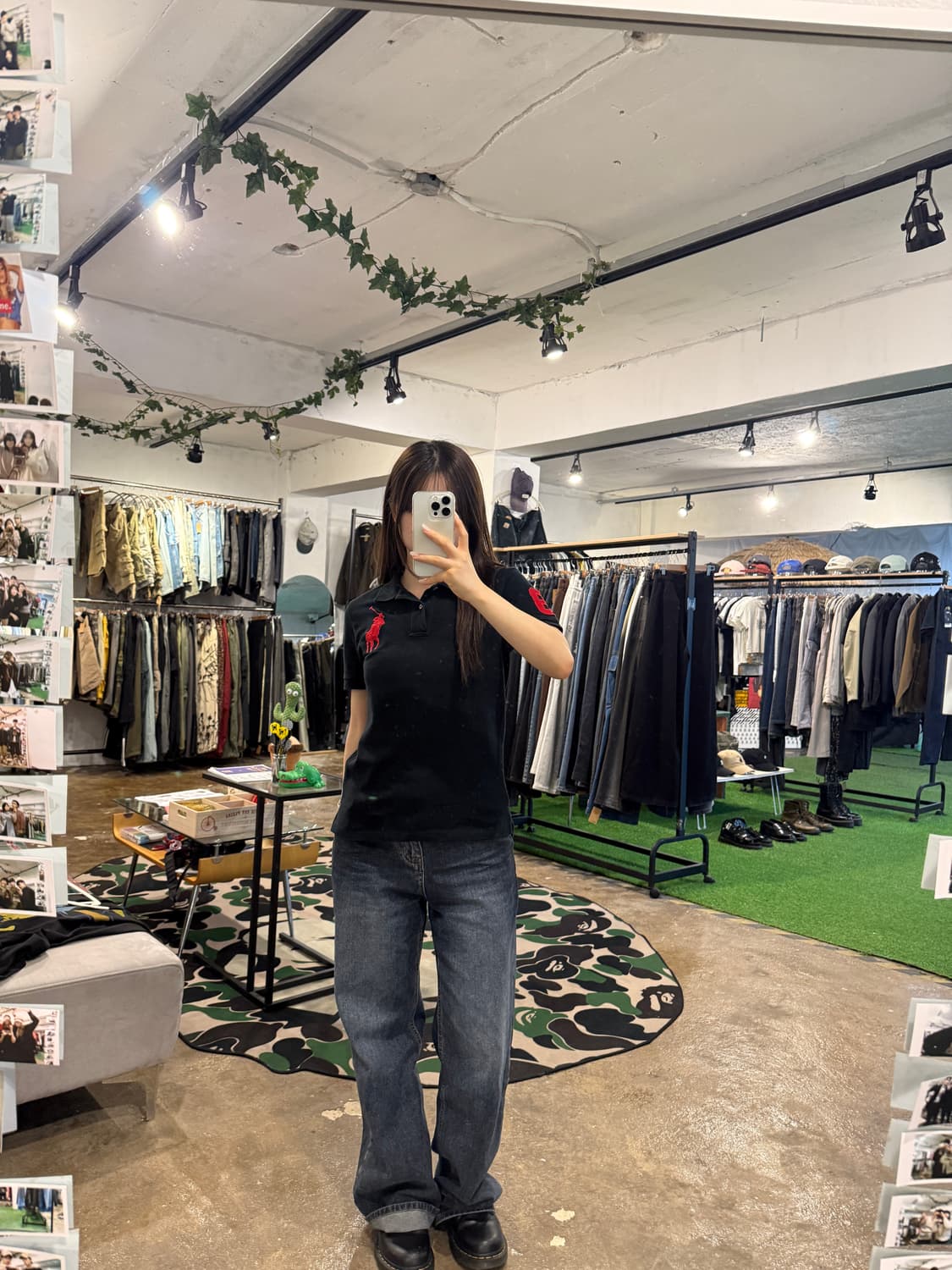 폴로 랄프로렌 빅포니 카라티 블랙 상품이미지5