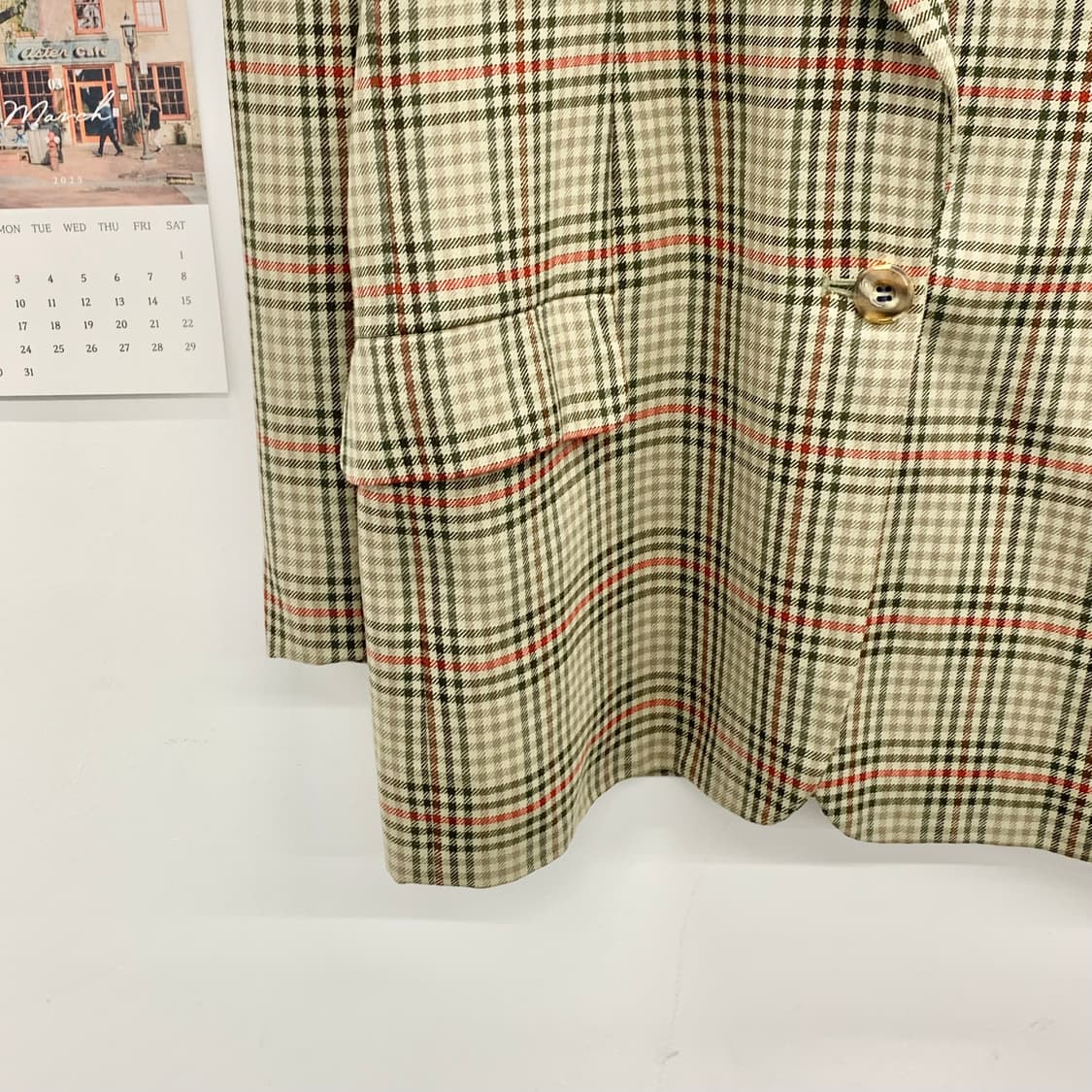 버버리 체크 블레이져 자켓  상품이미지3
