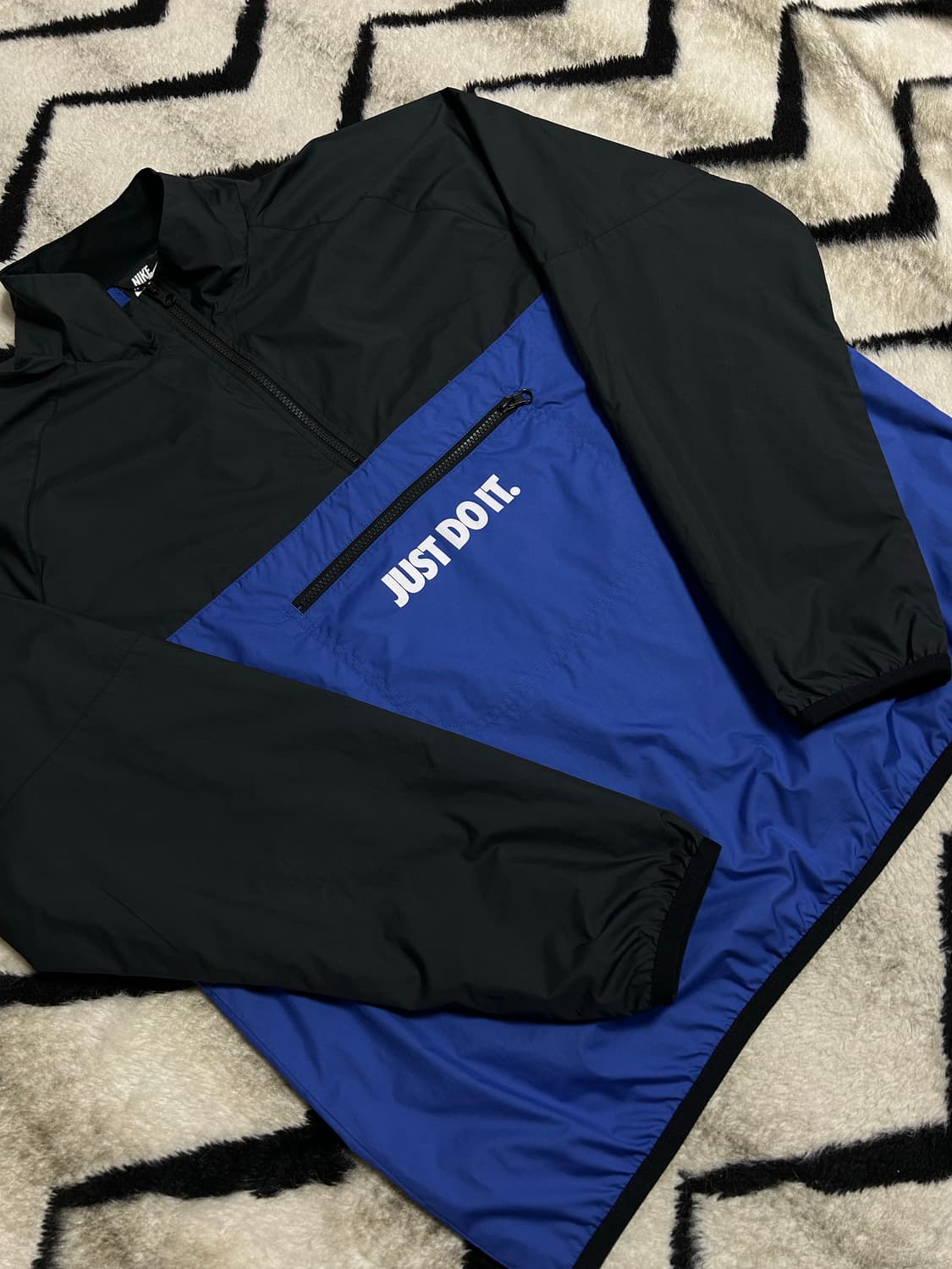 [실측2XL]나이키 Jdi 우븐 아노락/블랙블루 상품이미지3
