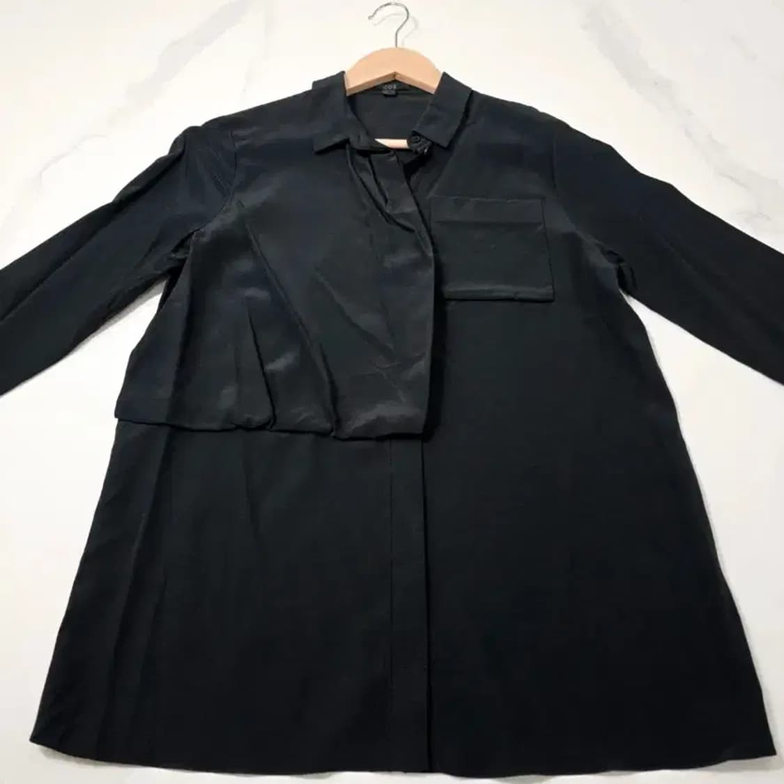 COS 코스 100% 실크 비대칭 드레이프 셔츠 44~55 상품이미지7