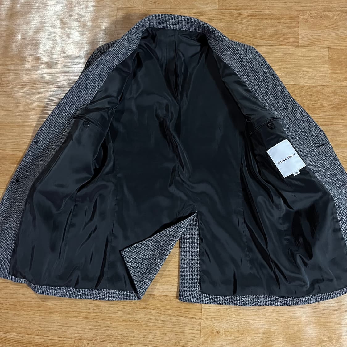 [100] 솔리드옴므 보카시 울 스판자켓 상품이미지6