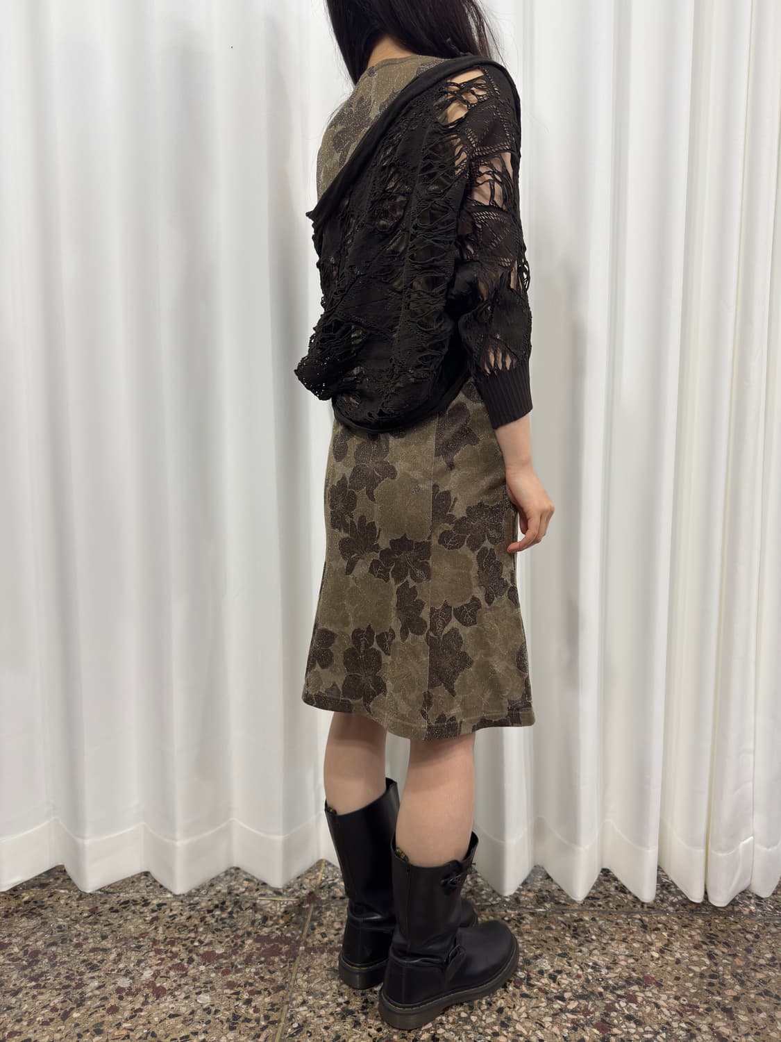 grunge lace bolero 상품이미지3
