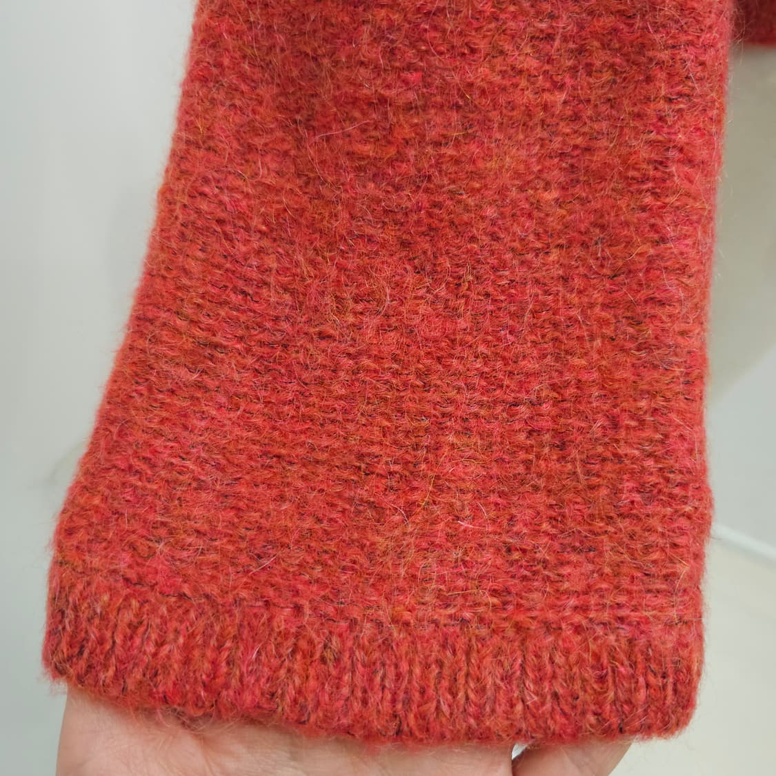 맥시스터 울혼방 패치워크 니트 상품이미지8