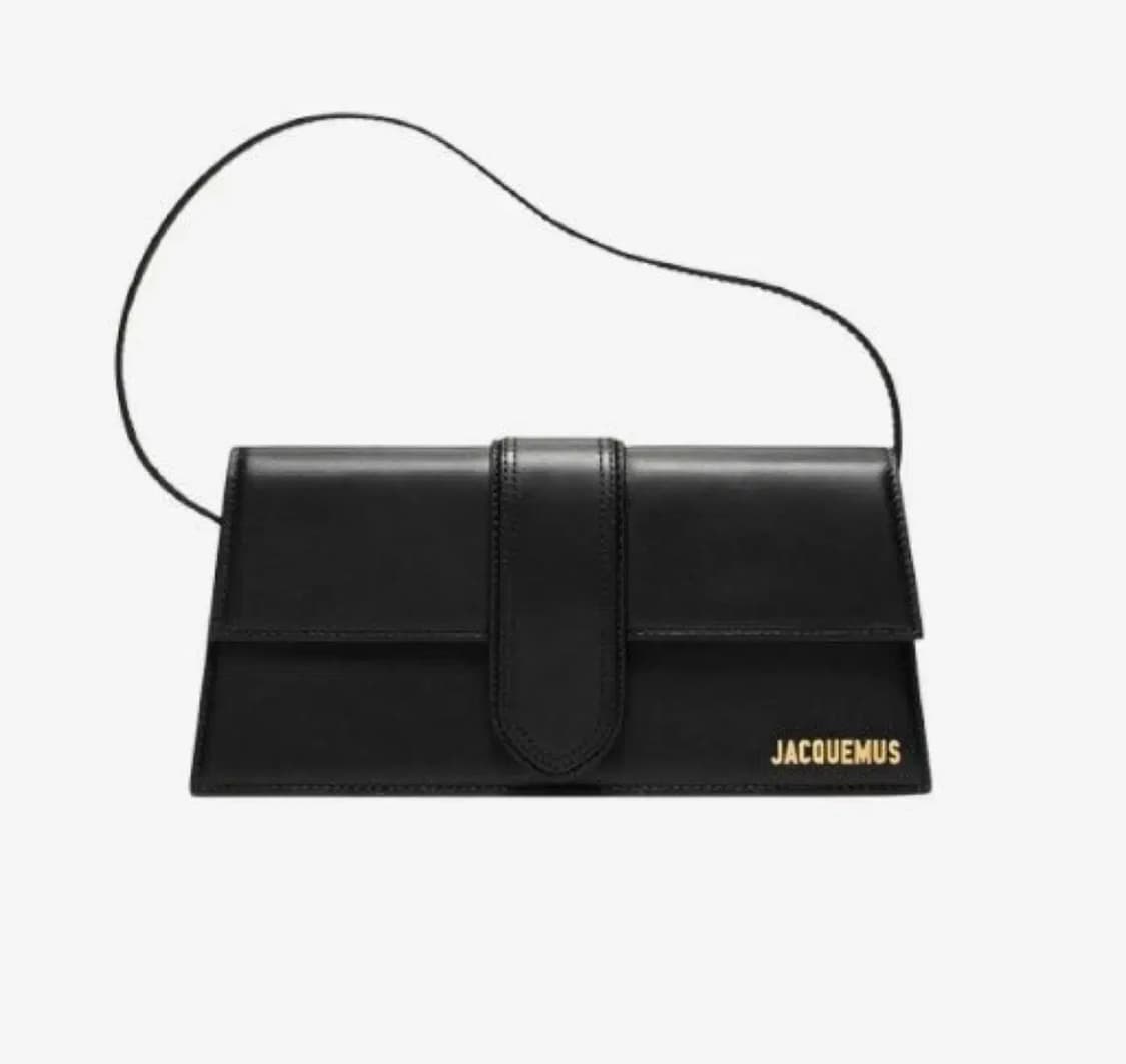 자크뮈스 르 밤비노 롱 레더 숄더백 블랙 상품이미지2