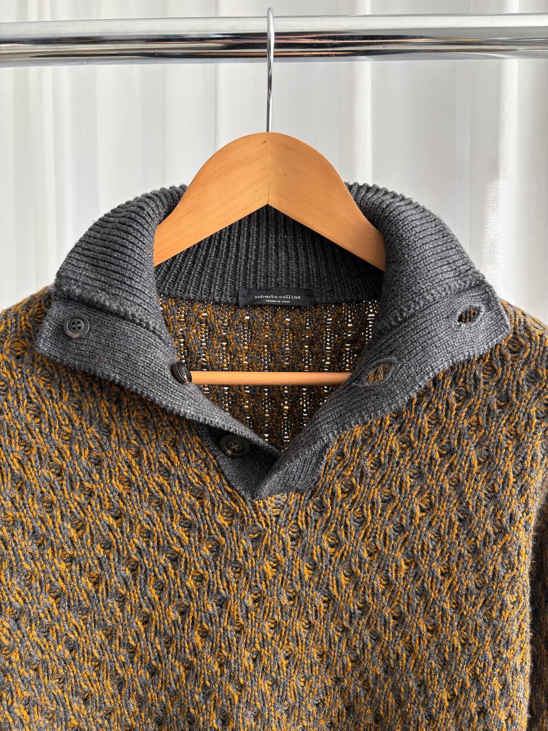 로베르토 콜리나 엑스트라 파인 메리노 울 니트 상품이미지6