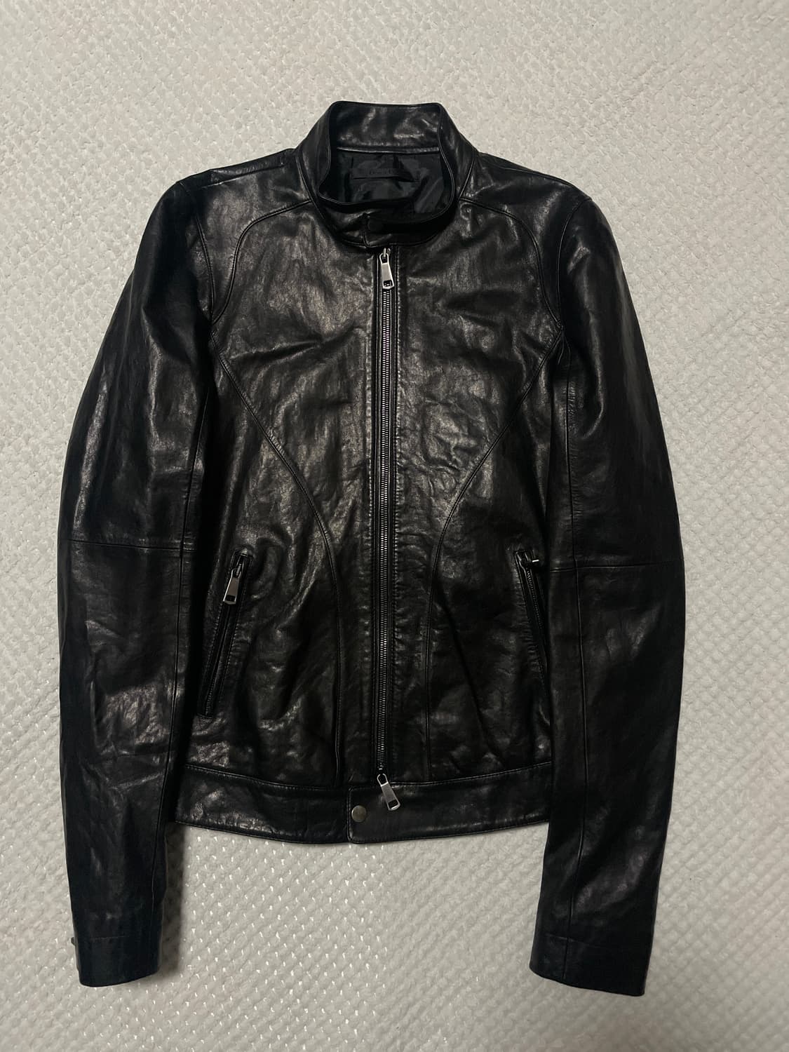 DOS A DOS 아티잔 무드 2WAY 램스킨 양가죽 레더 자켓 상품이미지1