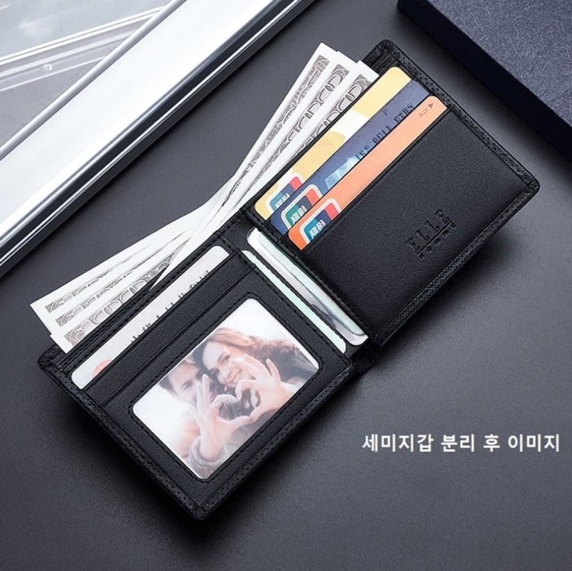 ELLE Homme (엘르옴므) 남성지갑 8601501-1 판매 상품이미지7
