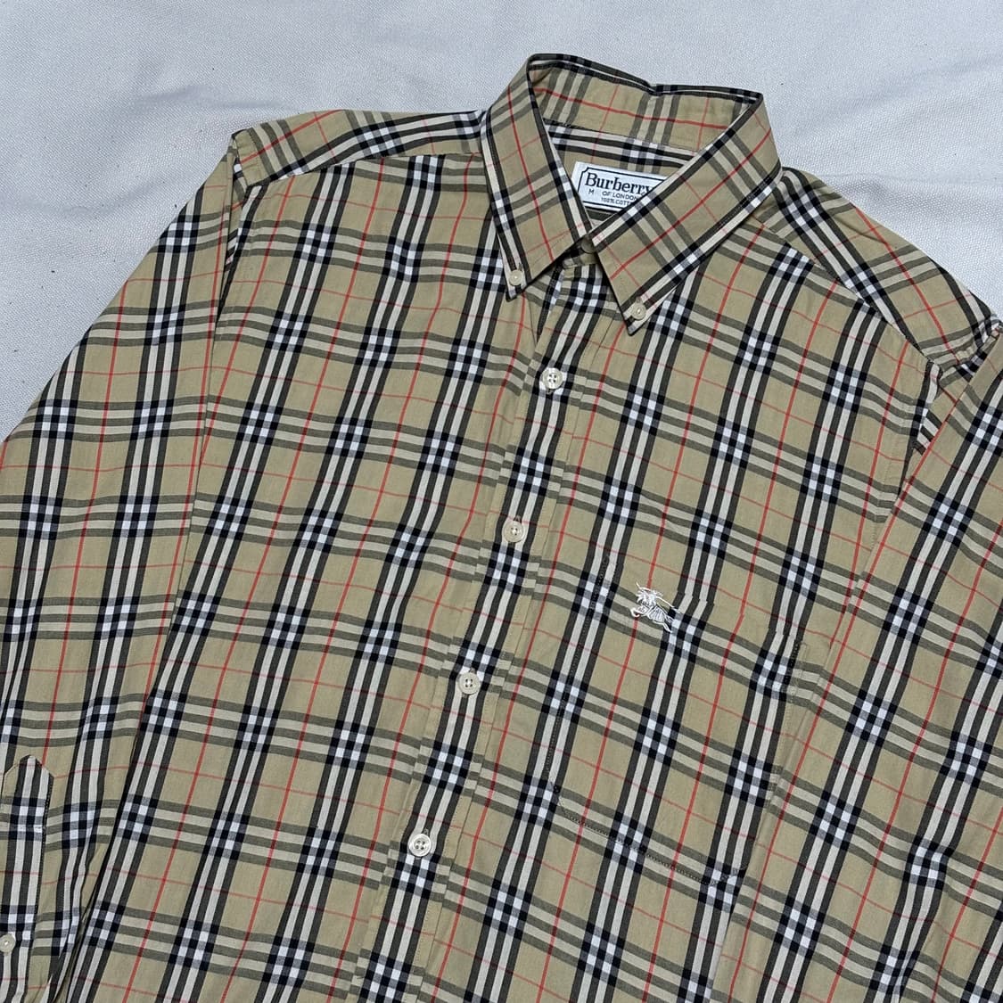 M 버버리 노바체크 셔츠 상품이미지1