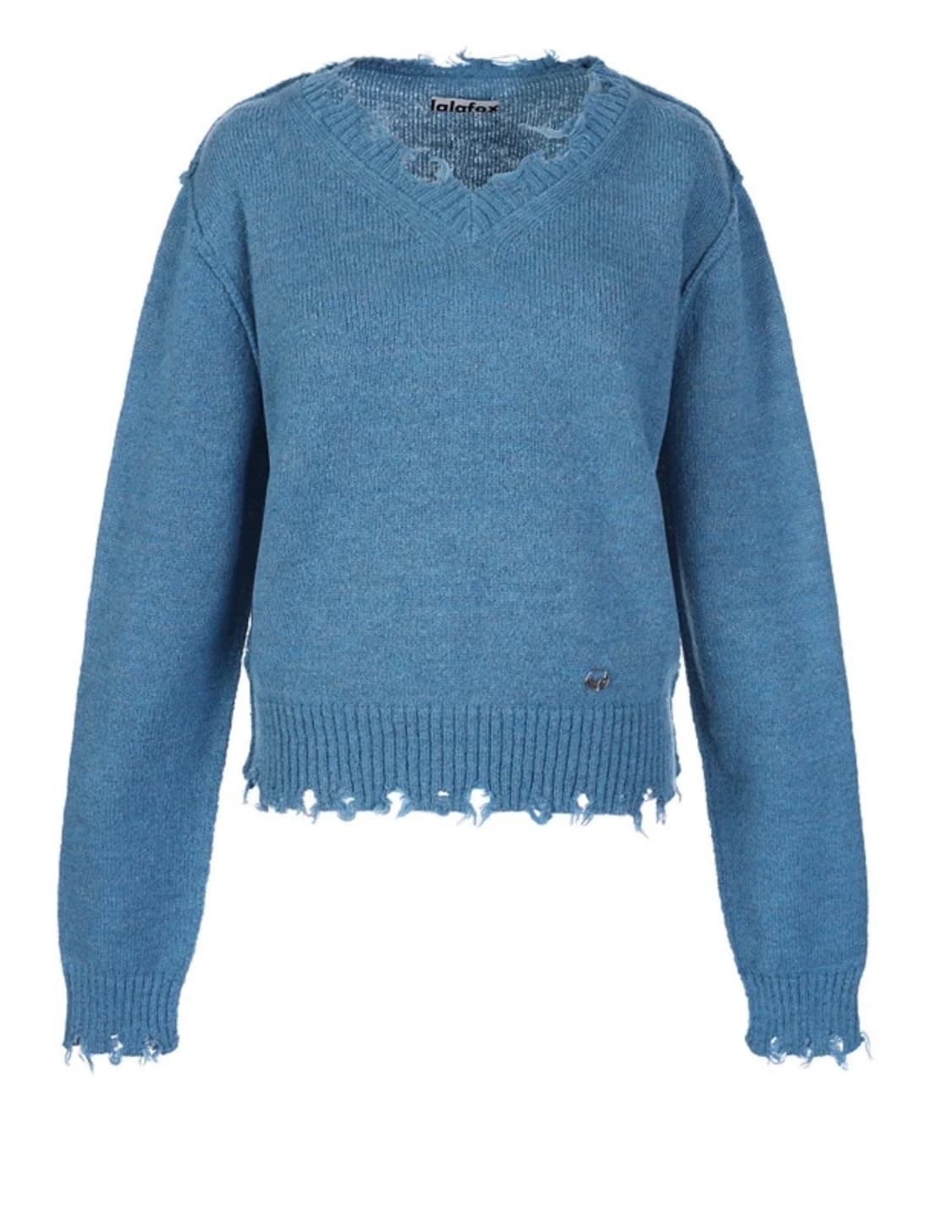 라라폭스 브이넥 니트 상품이미지2