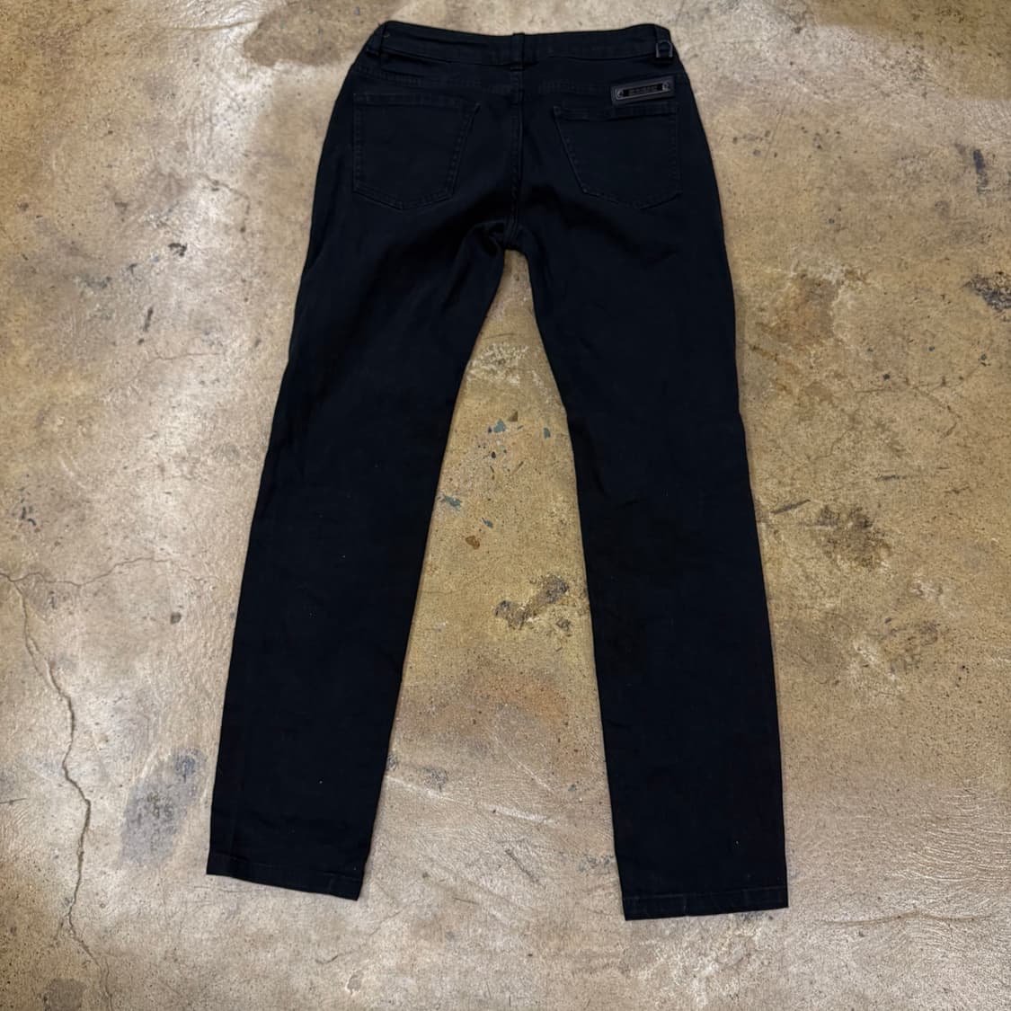 [정품/uk8] 버버리 블랙 면팬츠 b10 상품이미지3