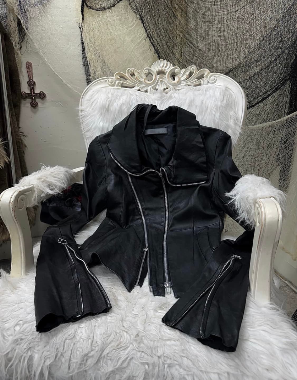 Ekam archive gimmick leather jacket 상품이미지1