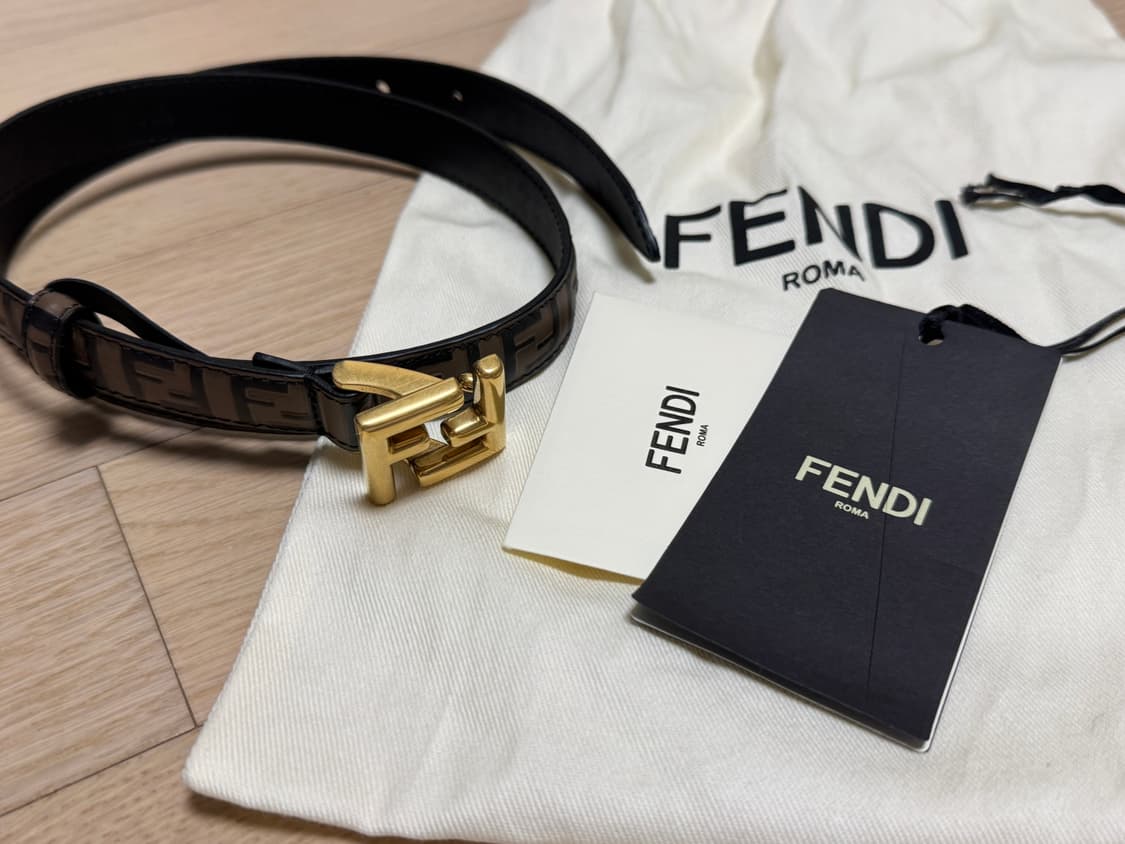 정품 fendi 펜디 ff 로고 벨트 70 사이즈 상품이미지1