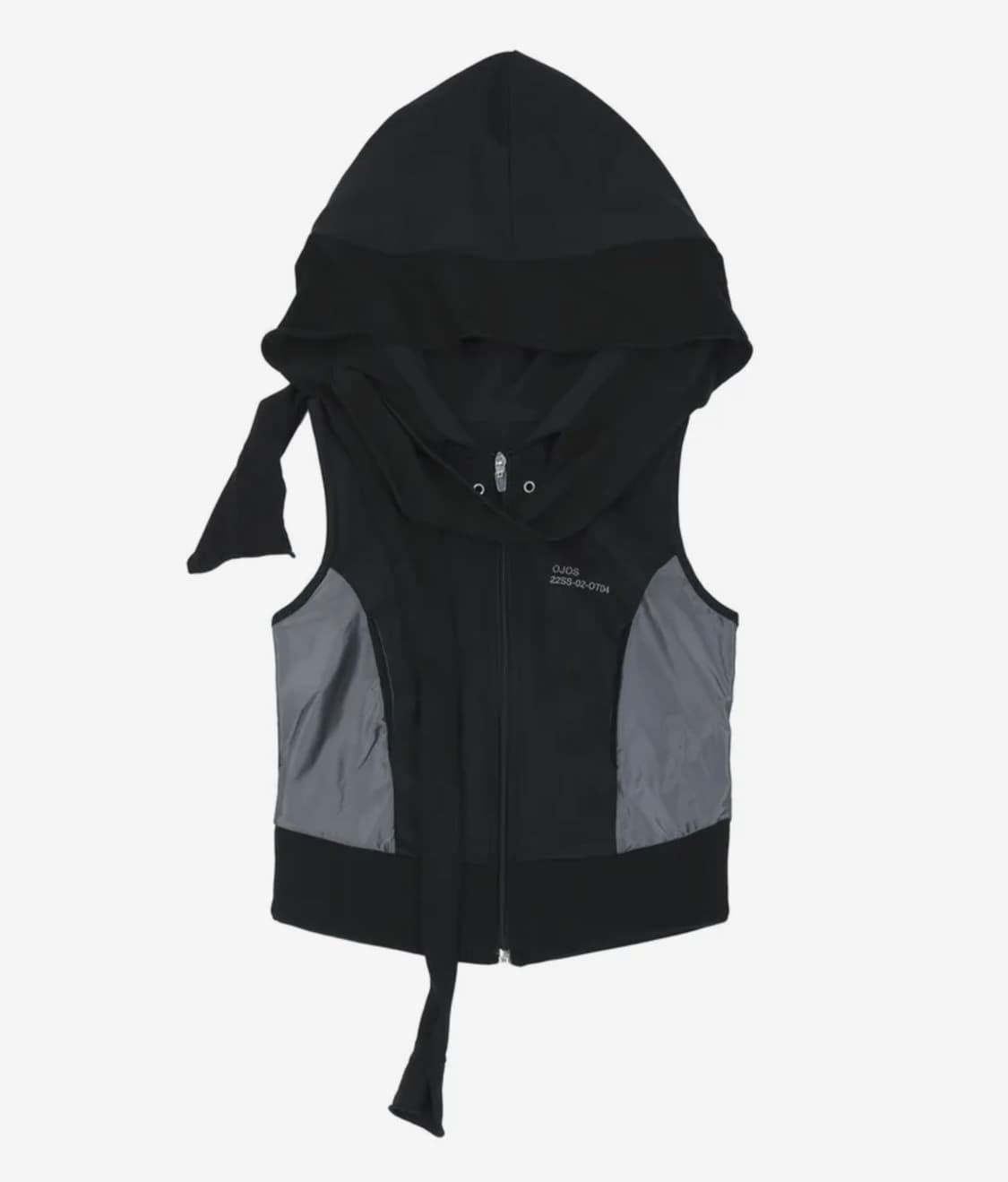 오호스 muffler boxer hoodie zip-up Black 상품이미지1