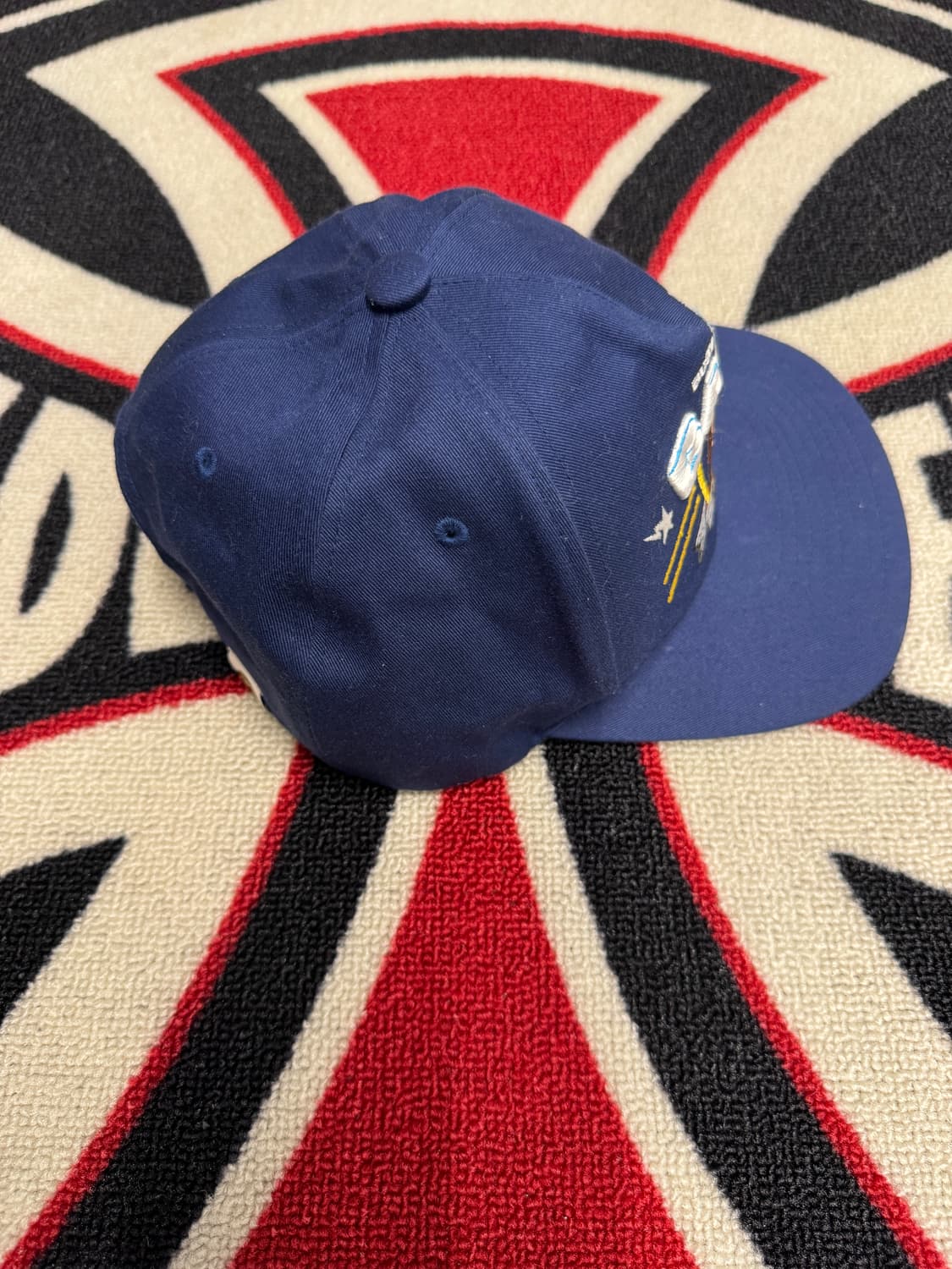 베이프 비지 워크 나인티 쓰리 스냅백 블루 상품이미지2