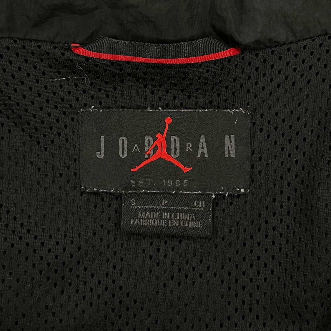 [정품/S] 조던 블랙 레드 바람막이 점퍼 b19 상품이미지5