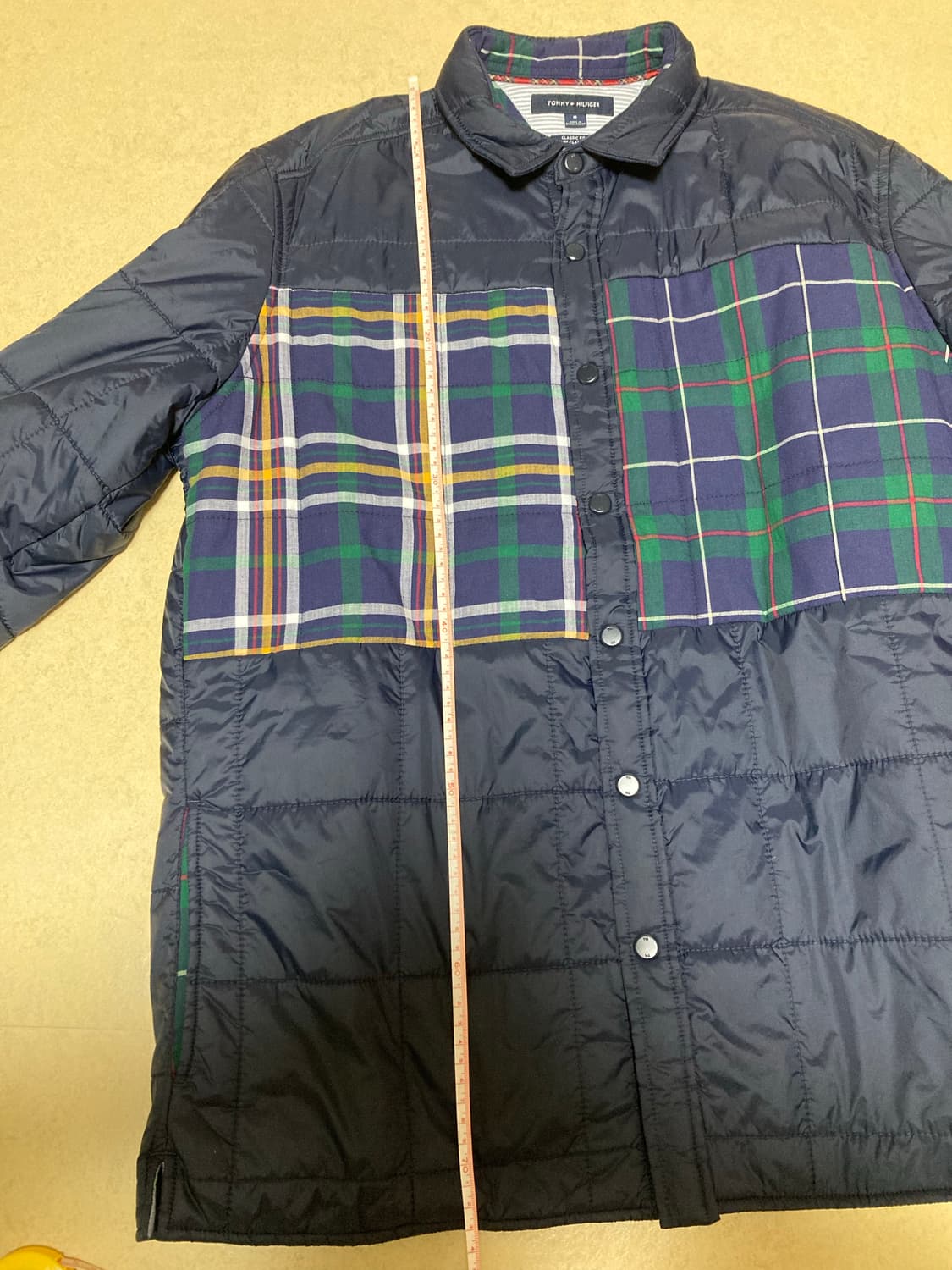 타미힐피거 퀼티드 셔츠자켓(M 중고) 상품이미지8