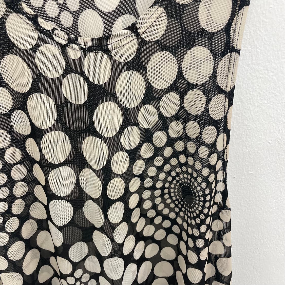 Monochrome Swirl Dress 상품이미지3