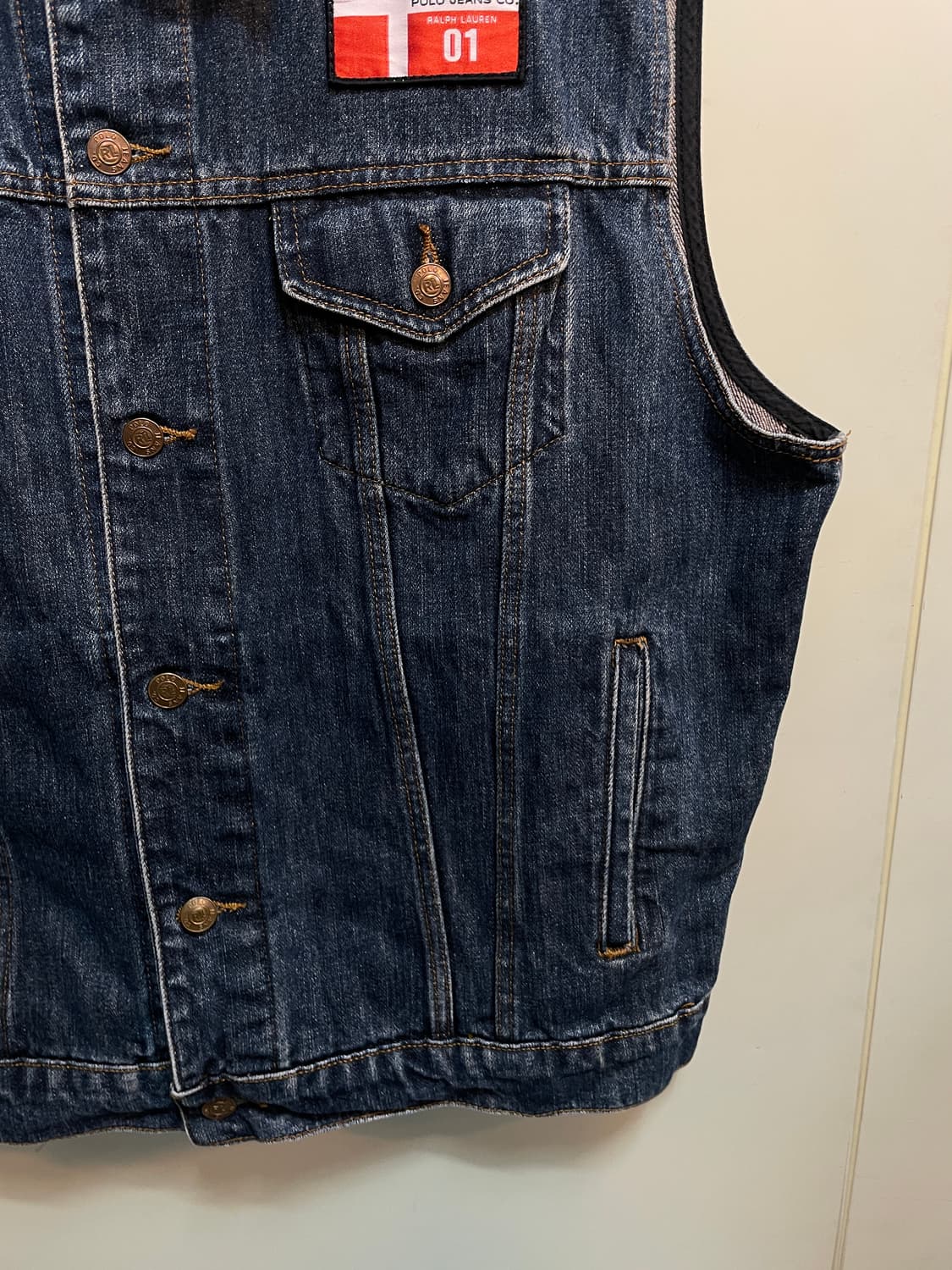 폴로 진스 데님조끼 상품이미지4