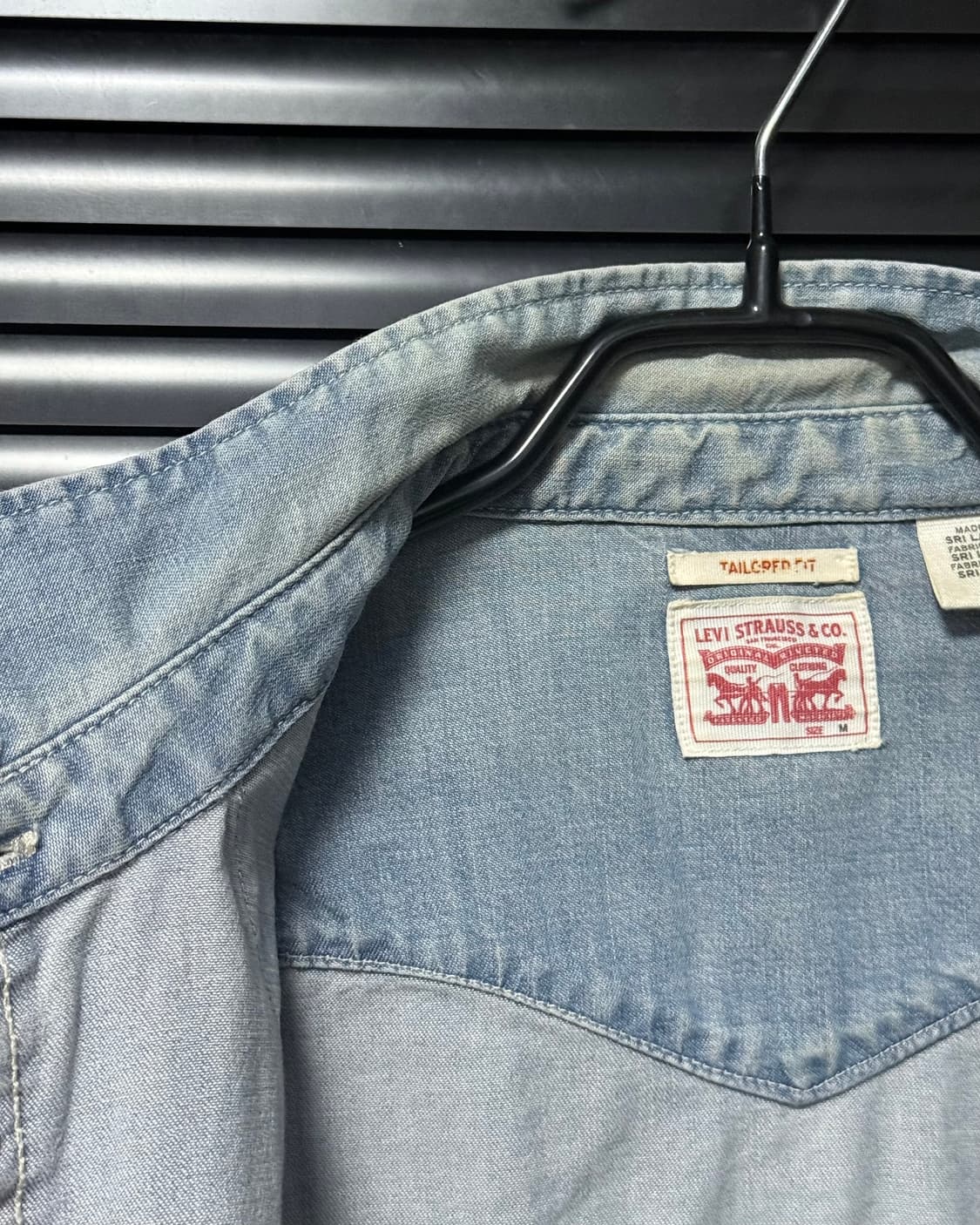 리바이스 데님 웨스턴 M 95 요크 여성 여자 에스닉 워크 셔츠 아메카지 상품이미지7