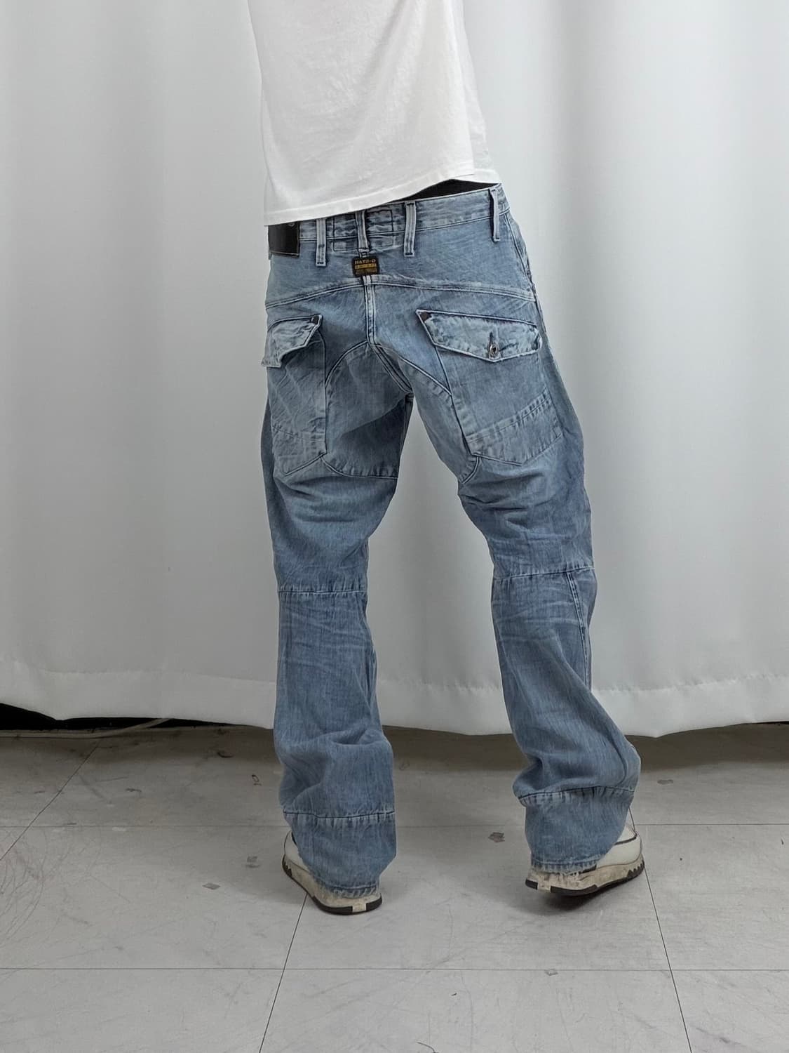 a223) 32 G-STAR 빈티지 워싱 데님팬츠 상품이미지2